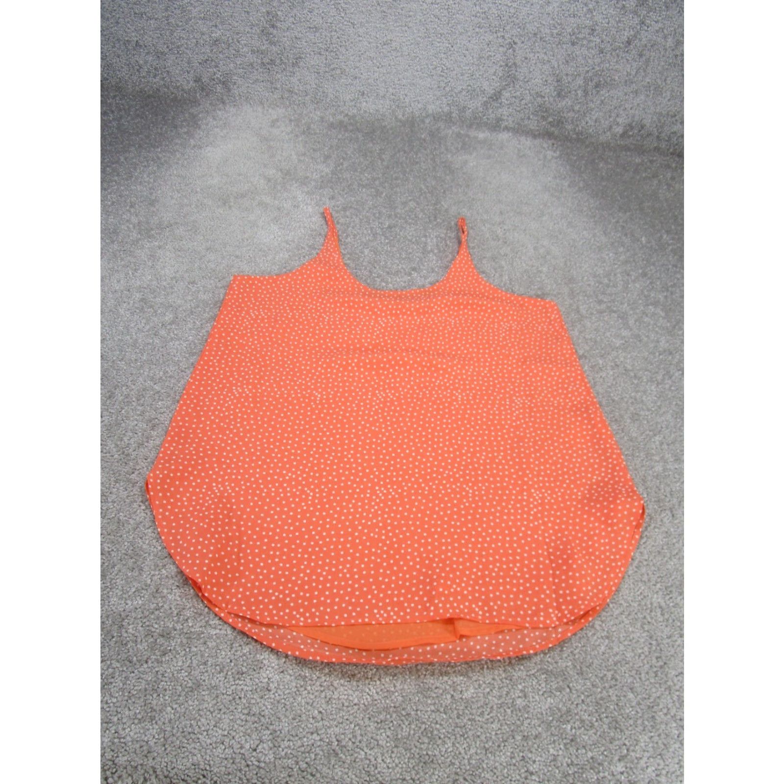Loft LOFT Tank Women XS Orange Polka Dot Camisole Sleeveless Casual Womens Size XS / US 0-2 / IT 36-38 - 3 Thumbnail