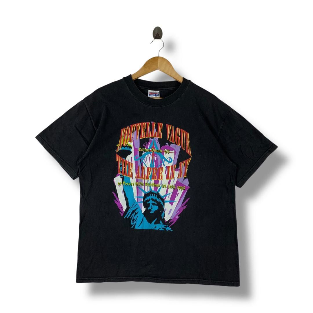 Band Tees × Hanes × Vintage Vintage THE ALFEE new york band tees Size US L / EU 52-54 / 3 - 1 Thumbnail