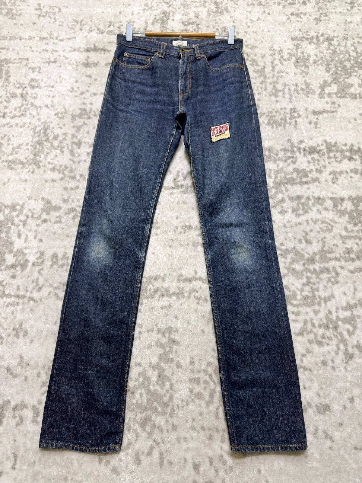 Hysteric Glamour Vintage Hysteric Glamour Patchwork Skinny Denim Faded Y2K Size US 28 / EU 44 - 2 Thumbnail