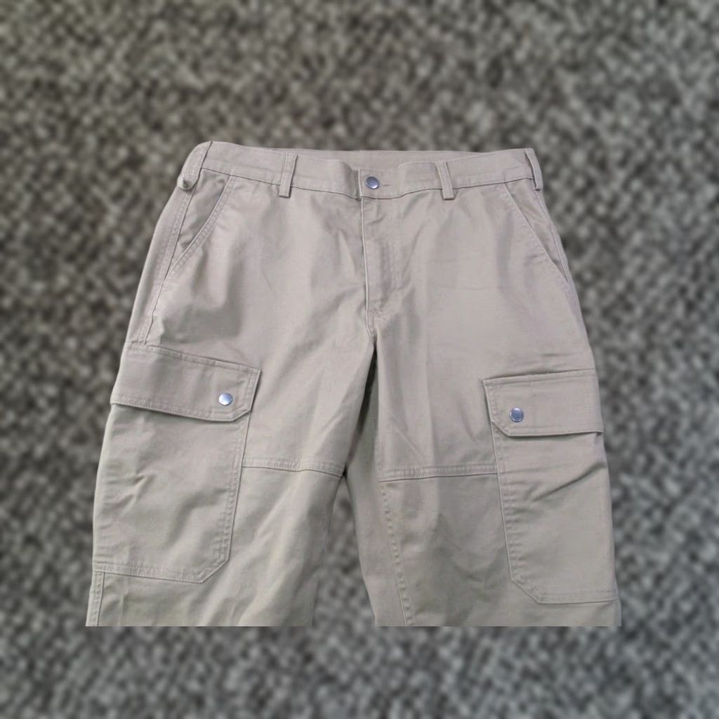 Vintage Duluth Trading 40 Grit Cargo Pants Men's 36x34 Beige Workwear Stretch Cargo Pocket Size US 36 / EU 52 - 1 Thumbnail