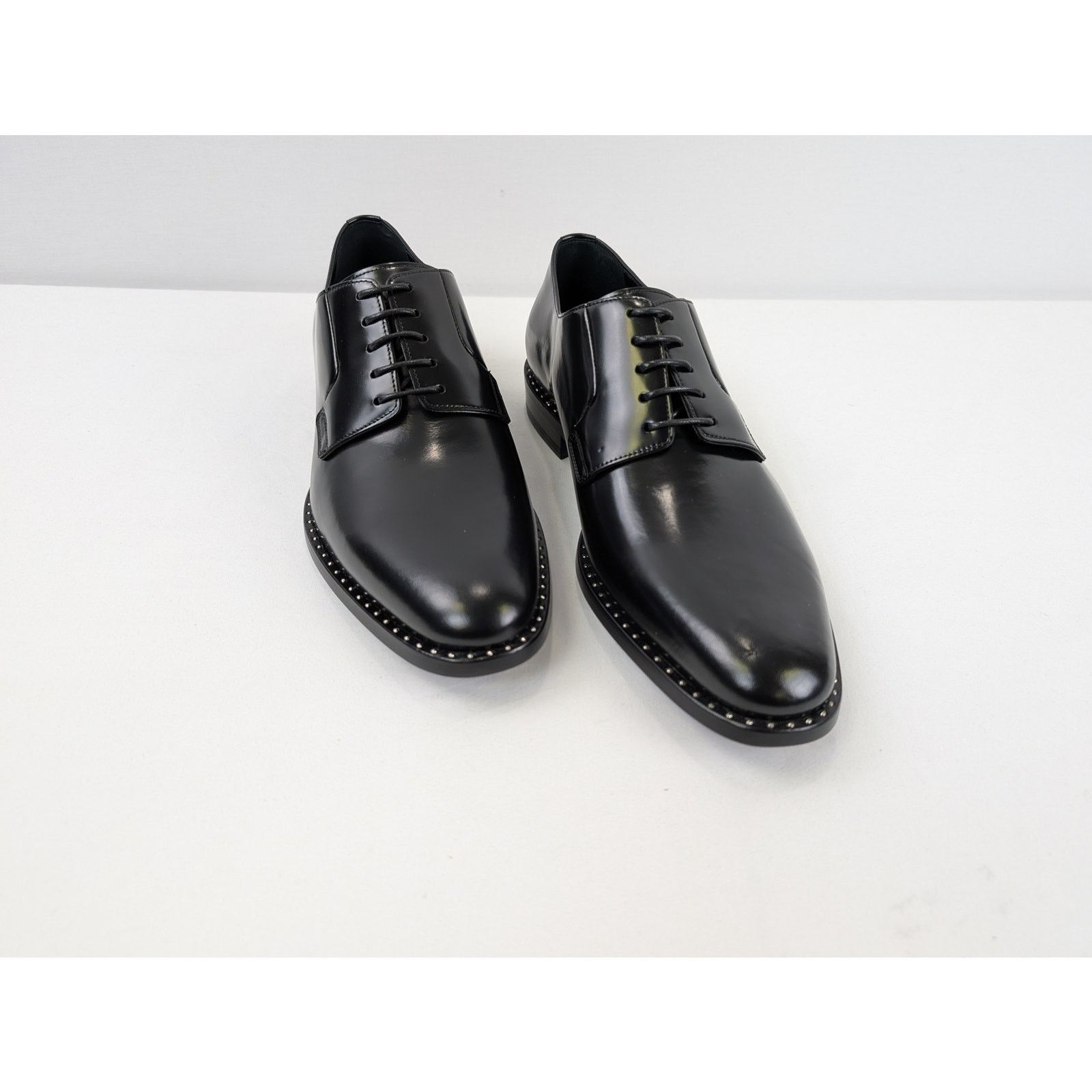 Saint Laurent Paris o1rshd1 Studded Derby Shoe Boots in Black Size US 9 / EU 42 - 7 Thumbnail