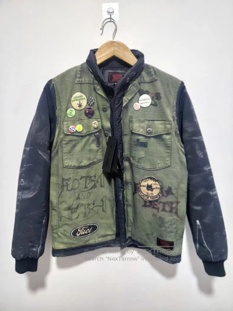Neighborhood Neighborhood Biker Jacket Cotton Filled Jacket Size US L / EU 52-54 / 3 - 1 Thumbnail
