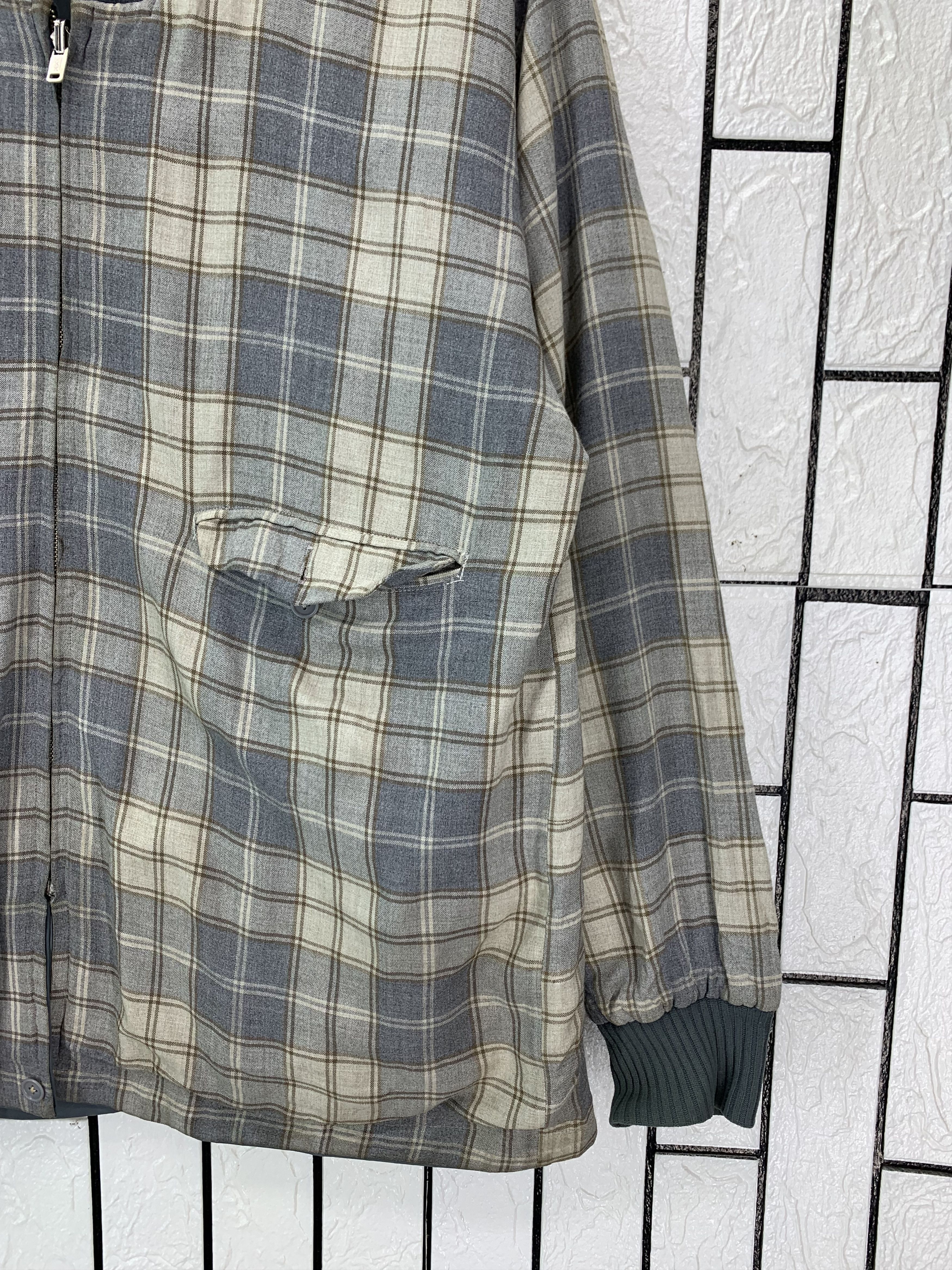 Japanese Brand Vintage Reversible Plaid/Plain Jacket Size US S / EU 44-46 / 1 - 2 Thumbnail