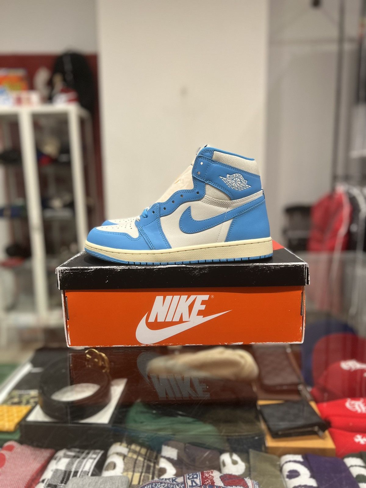 Jordan Brand Jordan 1 High OG UNC Reimagined Size: 9.5 Size US 9.5 / EU 42-43 - 2 Thumbnail