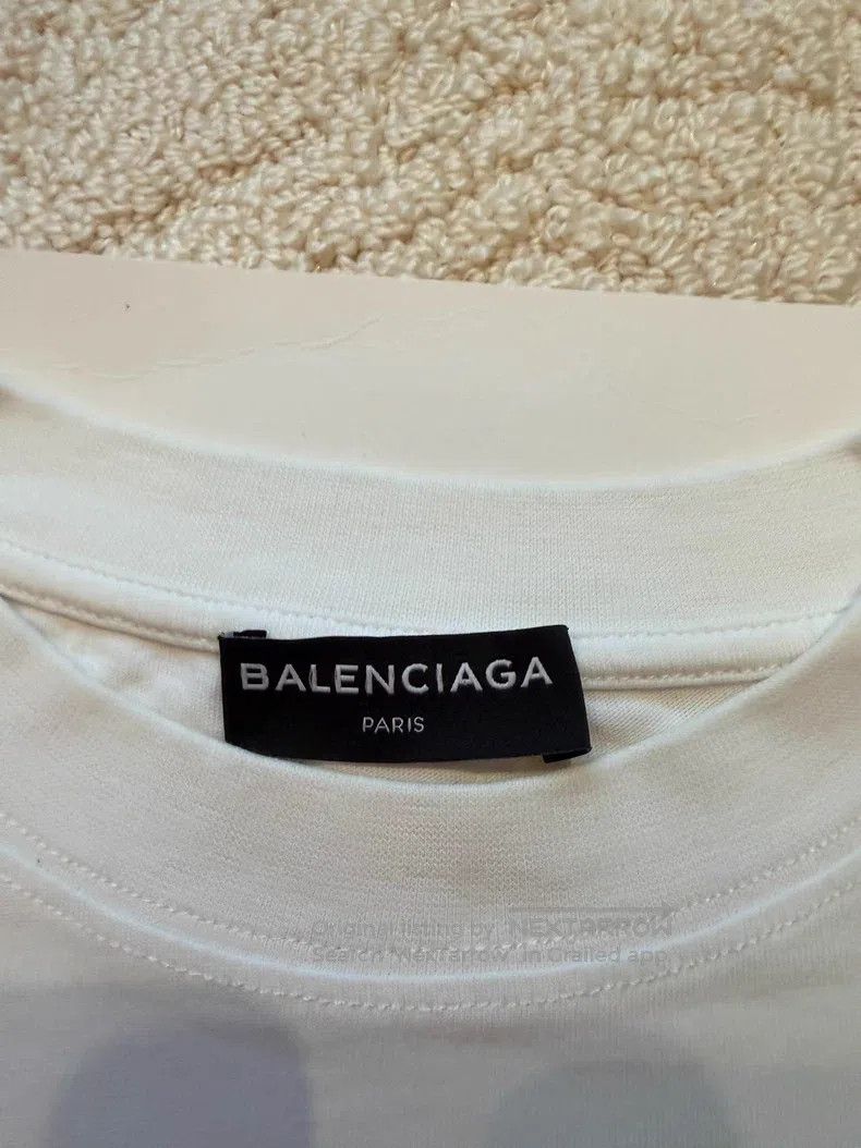 Balenciaga Balenciaga Short Sleeve T-Shirt Size US XL / EU 56 / 4 - 3 Thumbnail