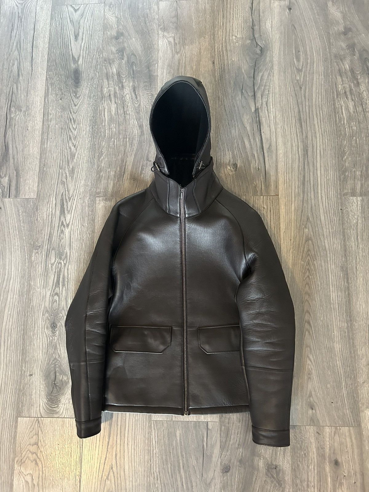 Bottega Veneta Leather Jacket with Detachable Hood Size US M / EU 48-50 / 2 - 3 Thumbnail
