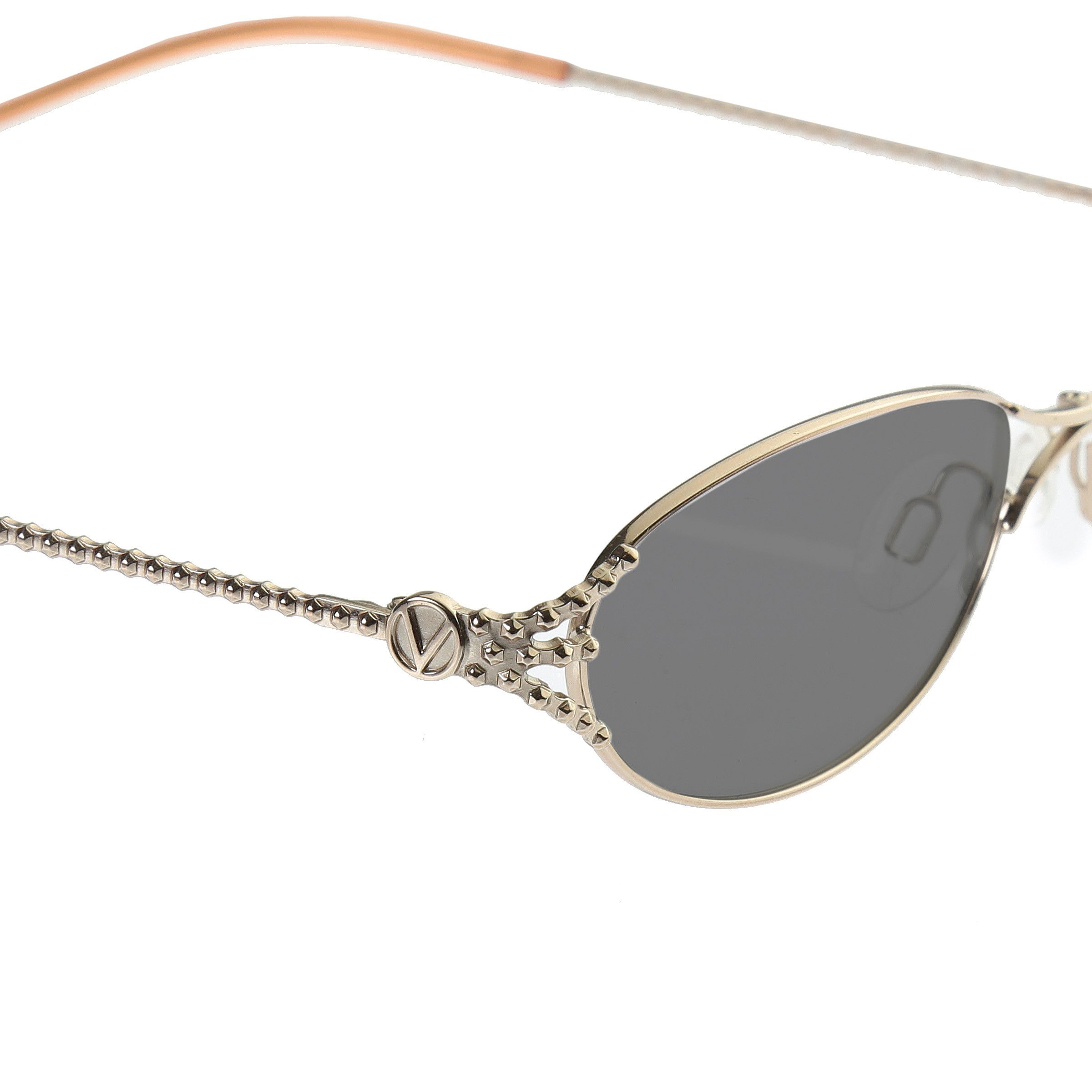 Valentino Valentino '90s Rough Frames Val 5353 Sunglasses Black Size ONE SIZE - 3 Thumbnail