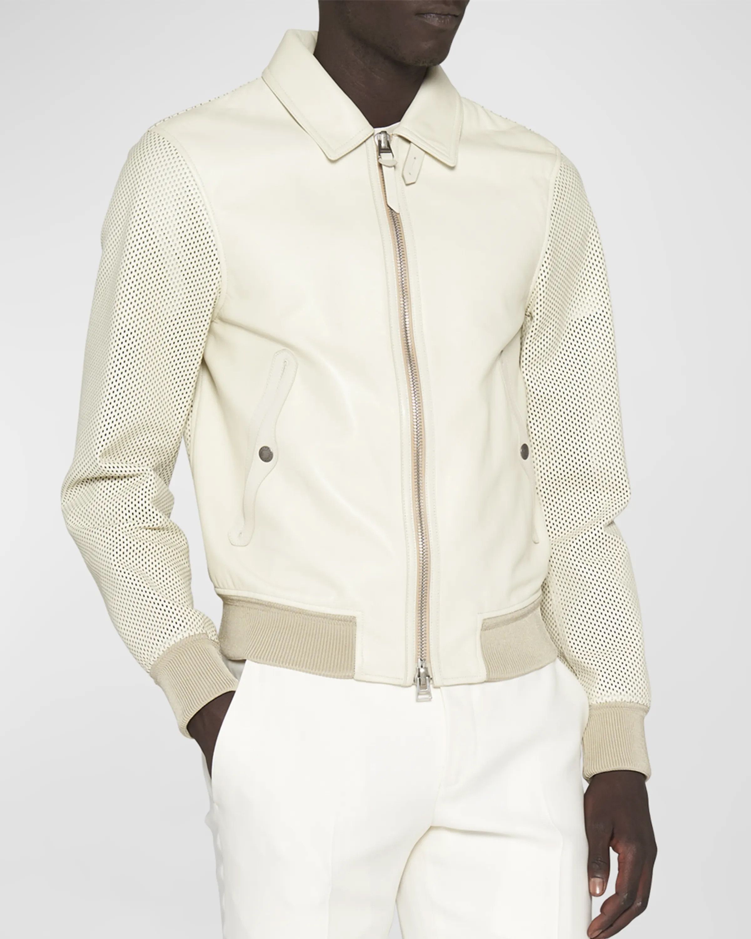 Tom Ford Fits 50-52, Ultimate Rare $8,700 w/tax Perforated Jacket Size US L / EU 52-54 / 3 - 11 Thumbnail