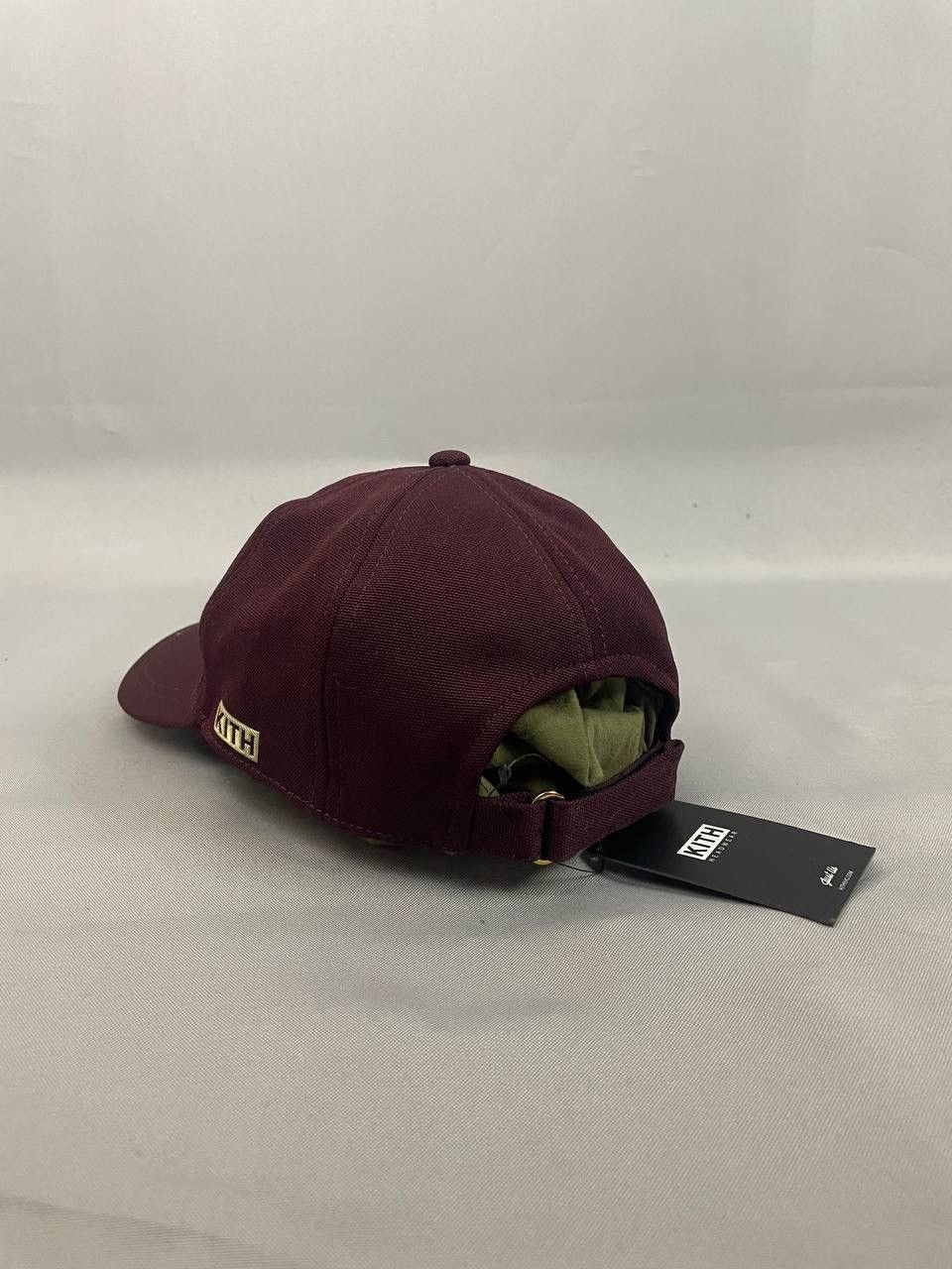 Bergdorf Goodman × Kith KITH x Bergdorf Goodman Cap Burgundy Hat Size ONE SIZE - 6 Thumbnail