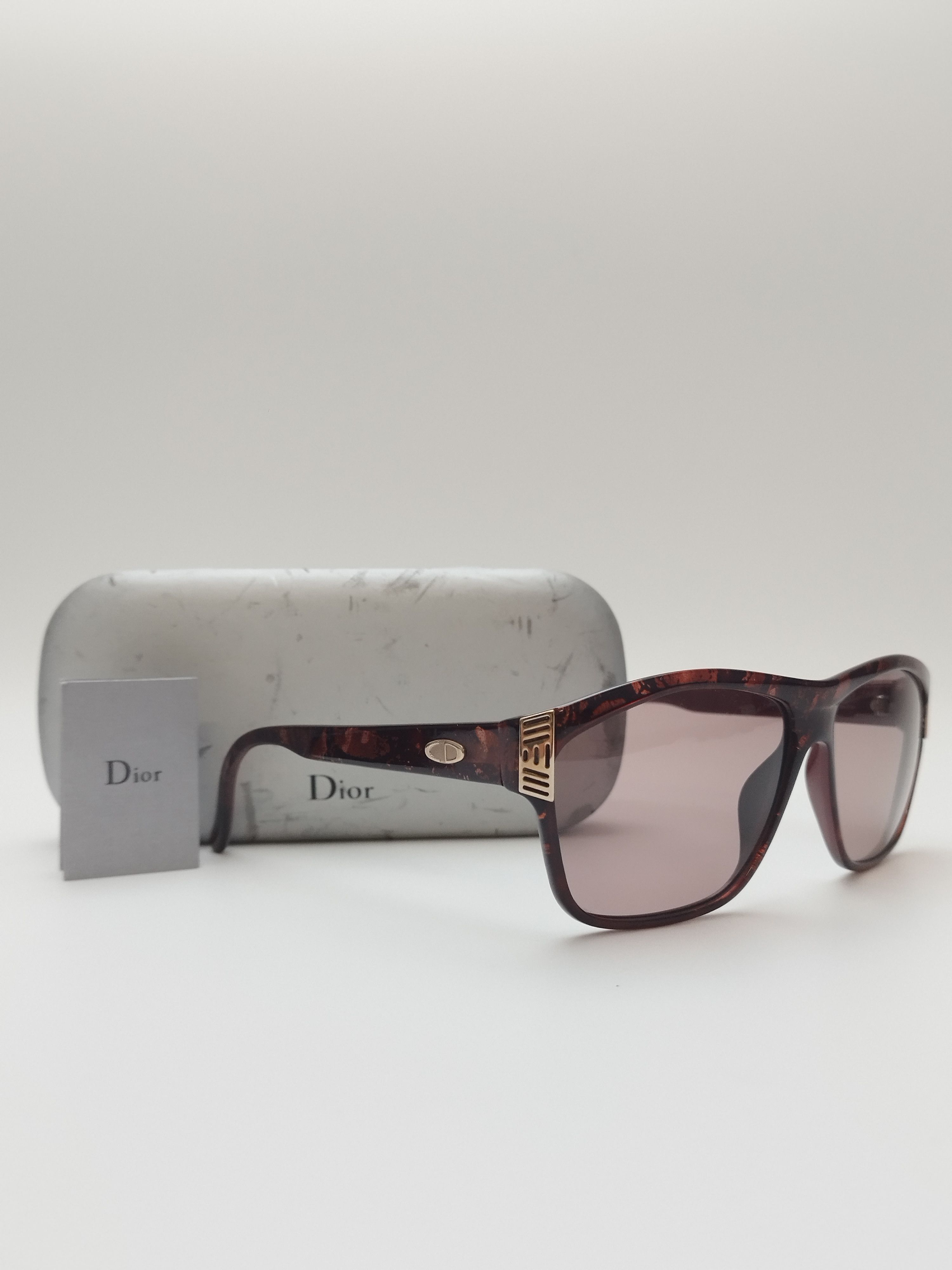 Dior Vintage 80s Christian Dior Square Sunglasses Size ONE SIZE - 1 Thumbnail