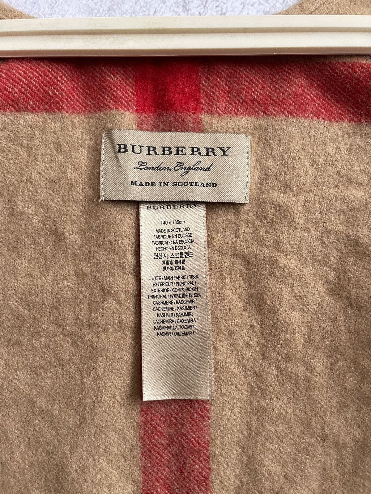 Burberry Cashmere Burberry Cape Luxury Size US L / EU 52-54 / 3 - 10 Thumbnail