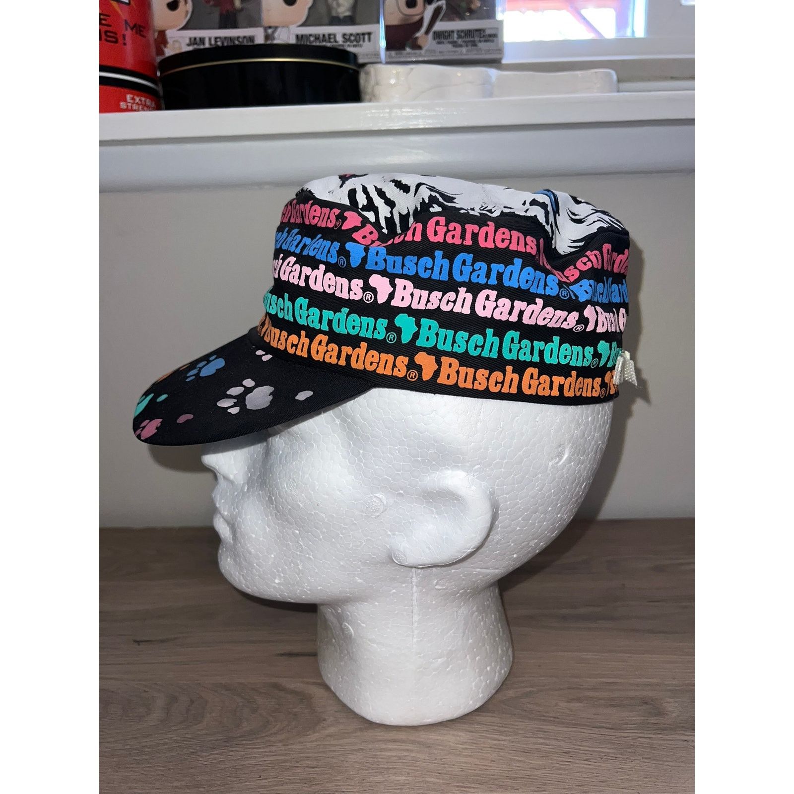 Vintage Vintage Busch Gardens Hat Headwear Cap White Tiger Painter Size ONE SIZE - 4 Thumbnail