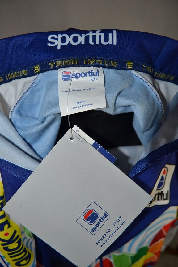 Vintage Vintage Sportful Mapei Quick-Step 2001 Cycling Jersey Size US XXL / EU 58 / 5 - 14 Thumbnail