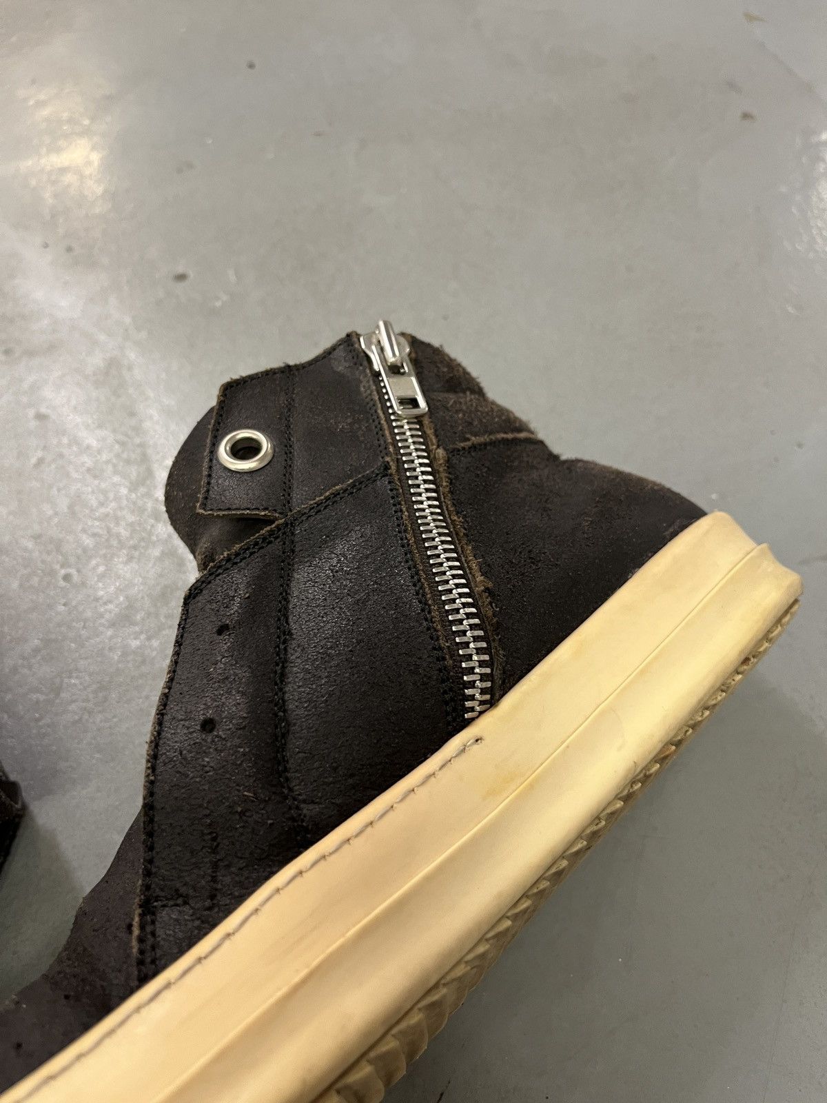 Rick Owens Rick Owens Vintage Leather Island Dunks Size US 8 / EU 41 - 7 Thumbnail