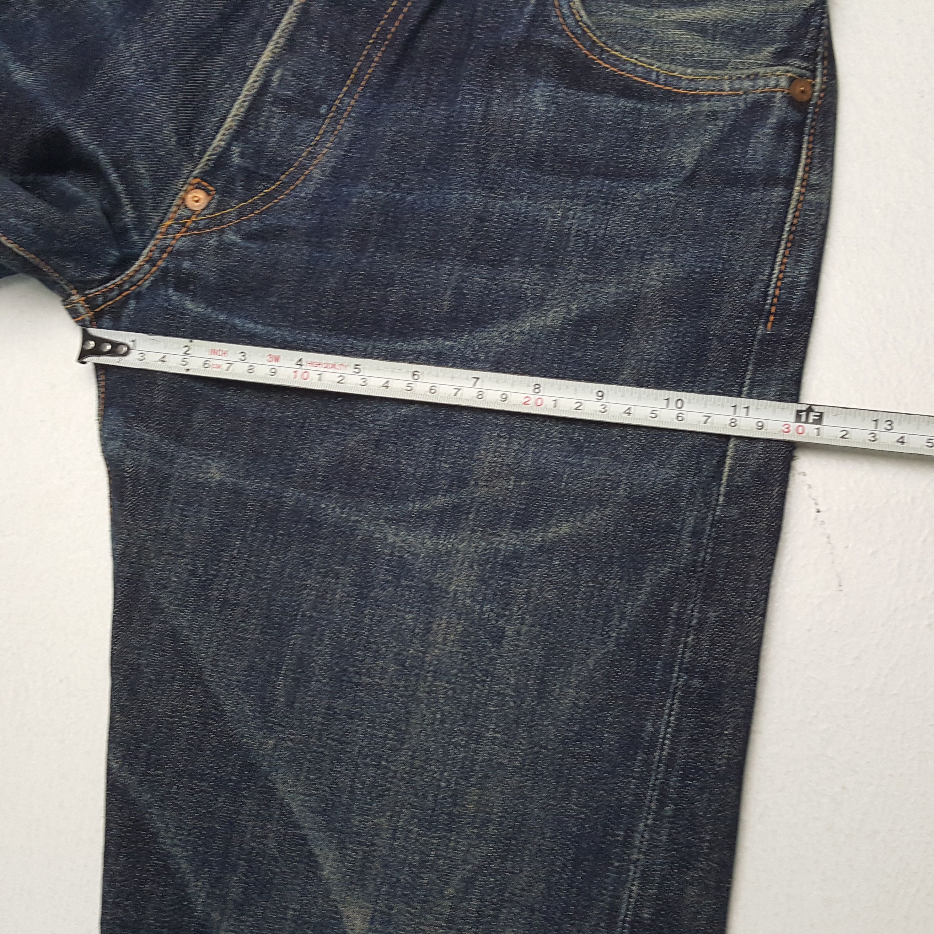 Evisu × Japanese Brand × Vintage EVISU Jeans Japanese Brand Streetwear Custom Daicock Style Size US 29 - 8 Thumbnail