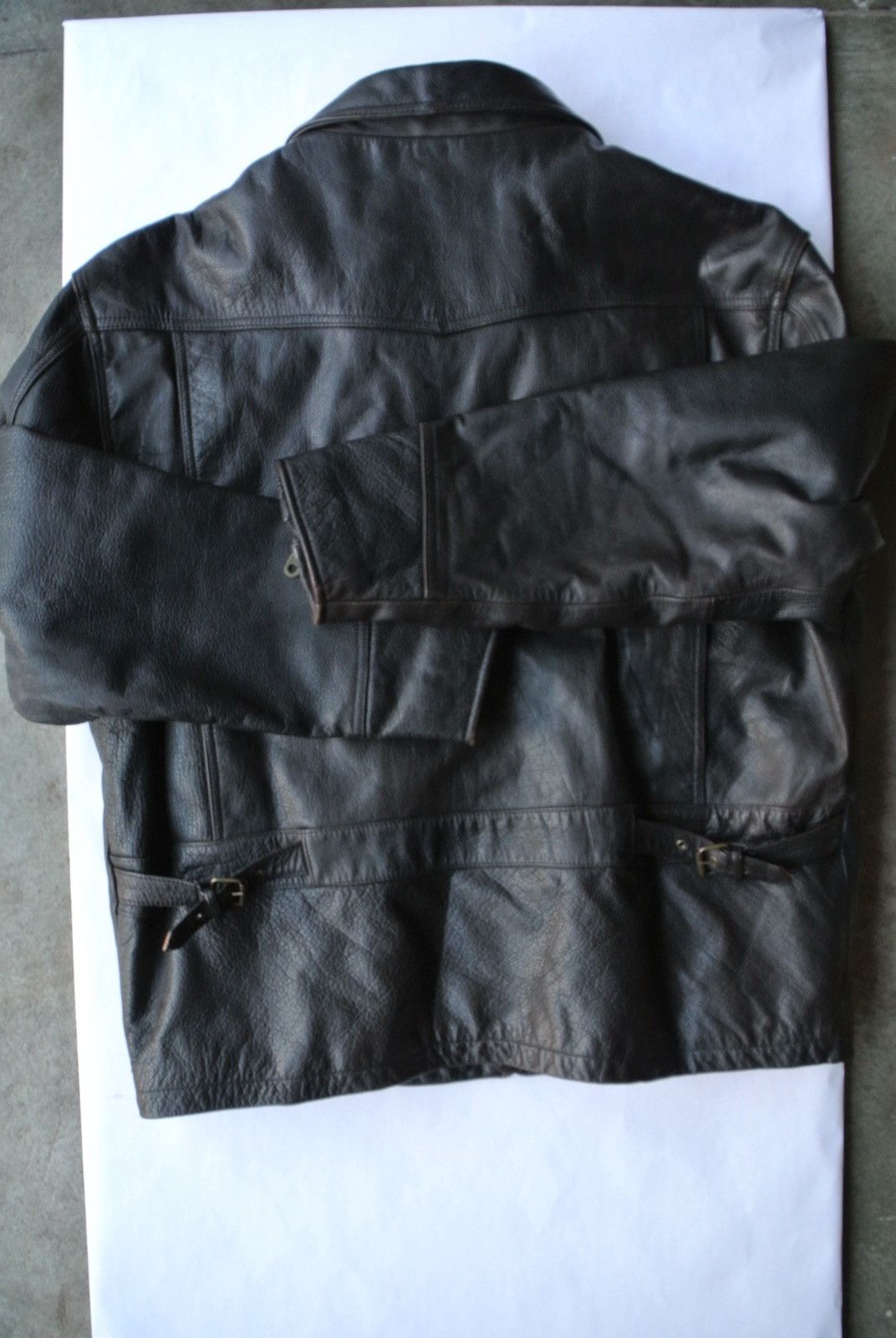 Other Vintage black leather jacket Size US XL / EU 56 / 4 - 5 Thumbnail