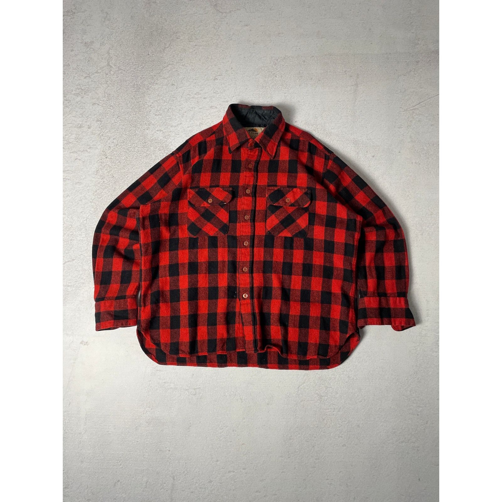 Camel Vintage Camel Flannel Buttoned Shirt - Men's Medium Size US M / EU 48-50 / 2 - 1 Thumbnail