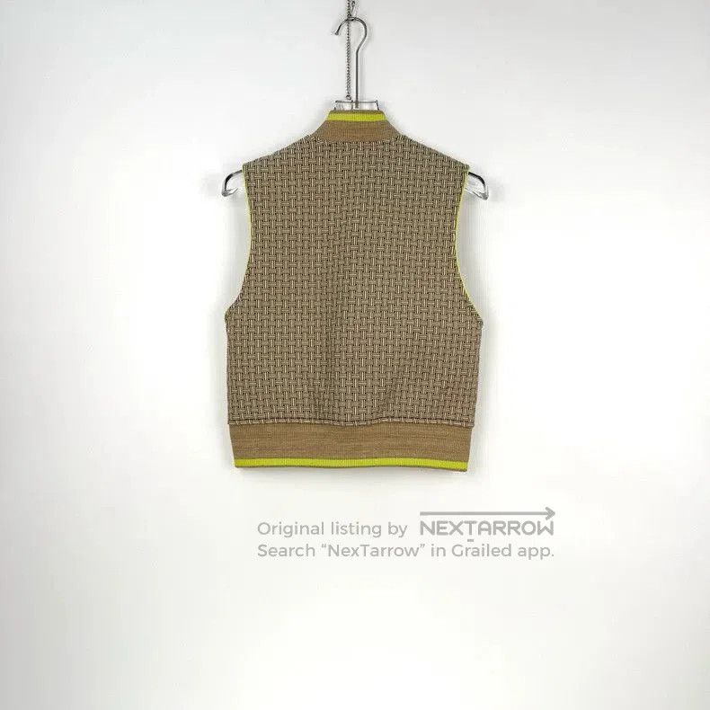 Hermes Hermes Beige Logo Cotton Nylon Vest. Size US XS / EU 42 / 0 - 4 Thumbnail