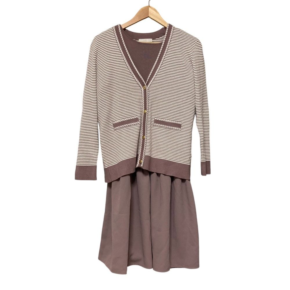Other Other any SiS Knit 2way Cardigan Dress Ensemble Others Dresses Size ONE SIZE - 1 Thumbnail