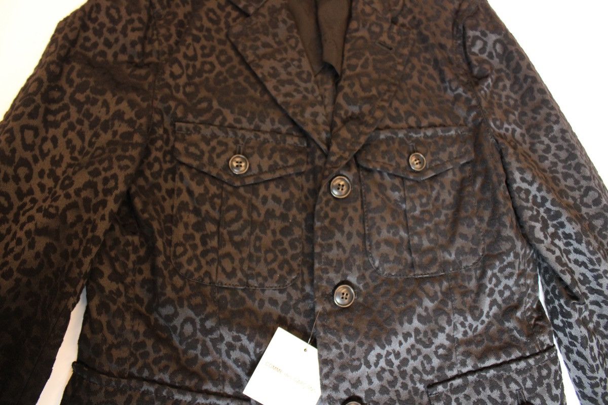 Comme des Garcons Cdg BLACK tonal leopard blazer Size US S / EU 44-46 / 1 - 2 Thumbnail
