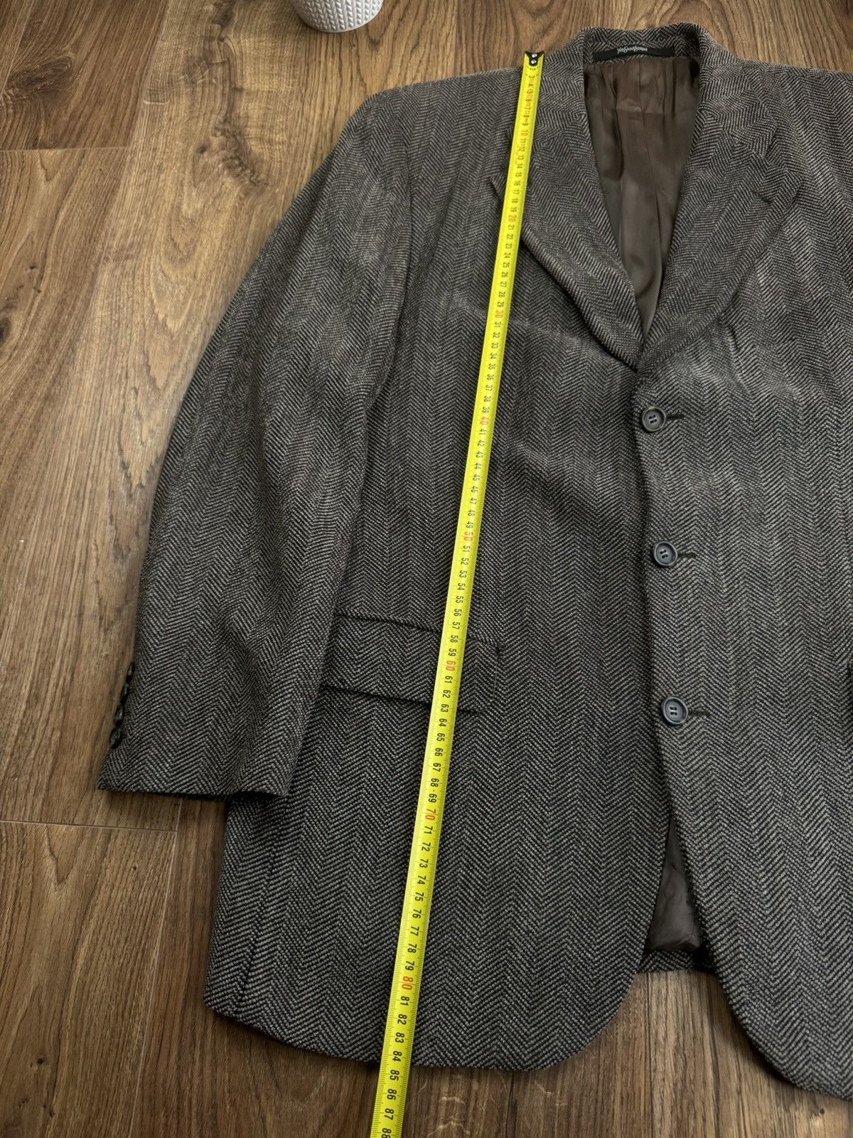 Yves Saint Laurent Vintage wool blazer Yves Saint Laurent original luxury item Size 50L - 6 Thumbnail