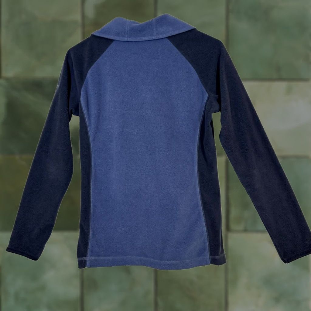 Vintage Columbia Mens Fleece Jacket Small Long Sleeve 1/4 Zip Navy Blue Polyester M 118 Size US S / EU 44-46 / 1 - 1 Thumbnail