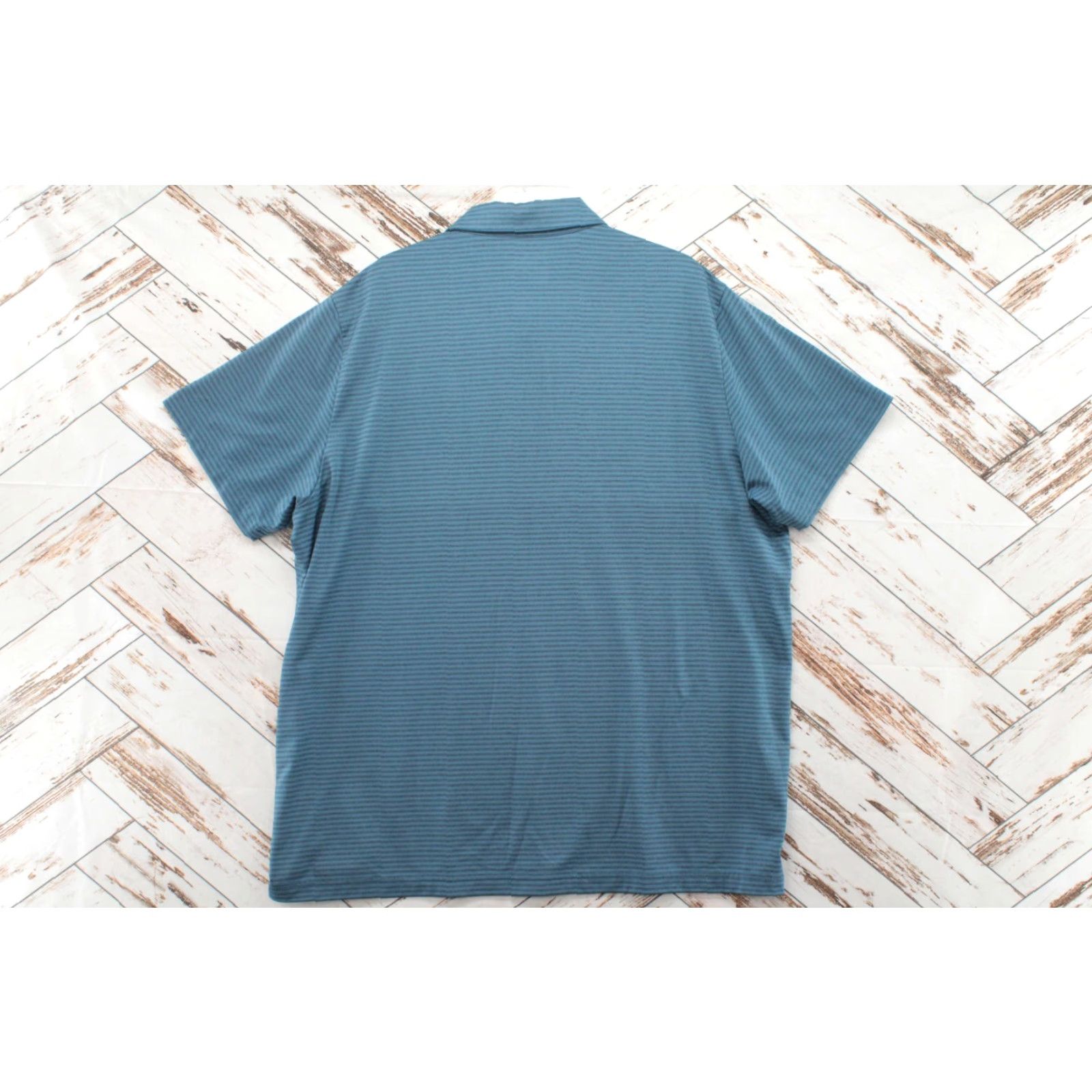 Lacoste VINTAGE Lacoste Polo Shirt Men's 3XL Blue Stripe Short Sleeve Logo Preppy Athleisure Size US XXL / EU 58 / 5 - 2 Thumbnail