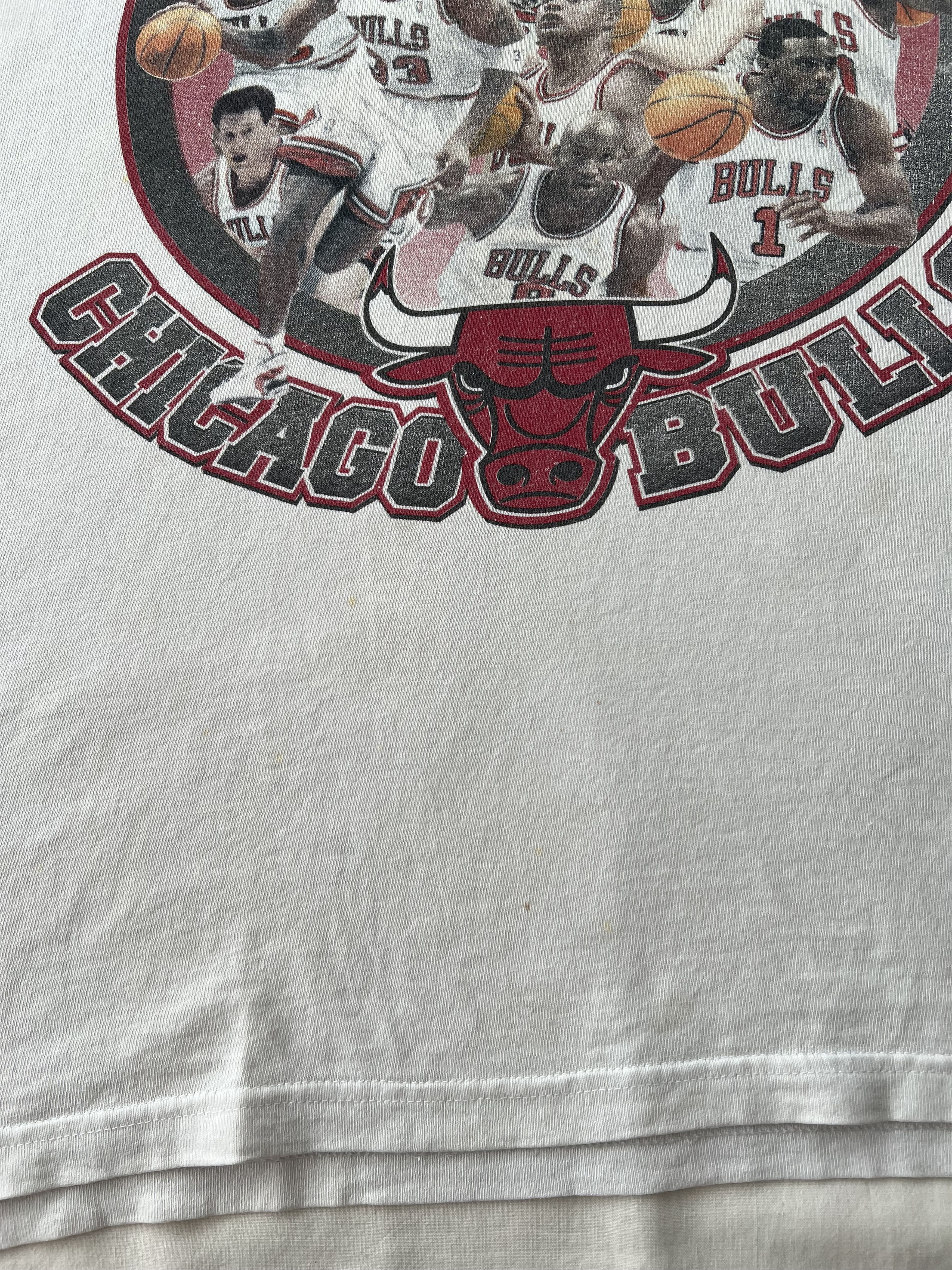 NBA Vintage 1997 Chicago Bulls NBA Finals Champs Starter T-shirt Size US M / EU 48-50 / 2 - 6 Thumbnail