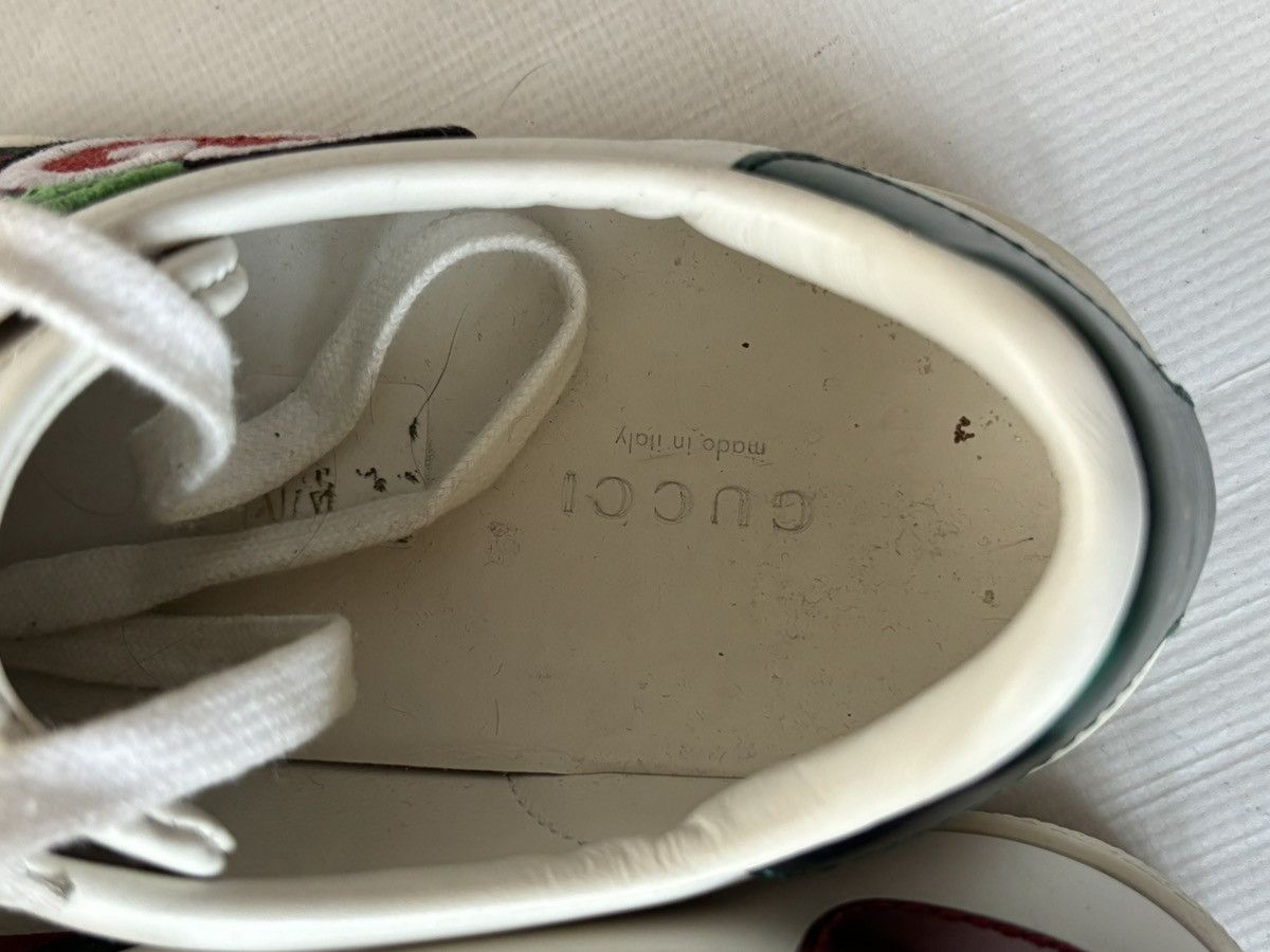 Gucci Gucci Ace GG Apple leather sneakers Size US 7 / IT 37 - 7 Thumbnail