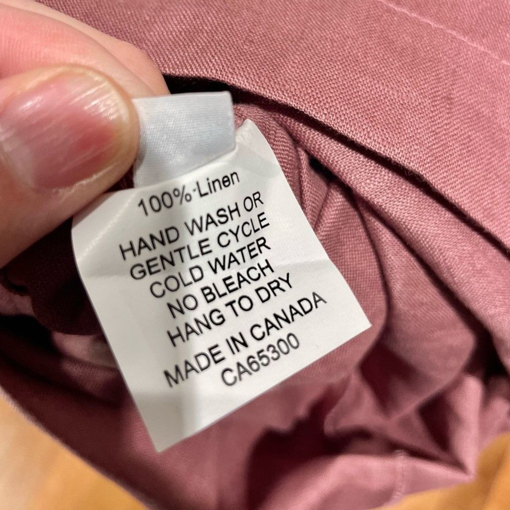 Other NEW A Bronze Age Ruby 100% Linen Pink Cropped Jumpsuit US S Size 28" / US 6 / IT 42 - 12 Thumbnail