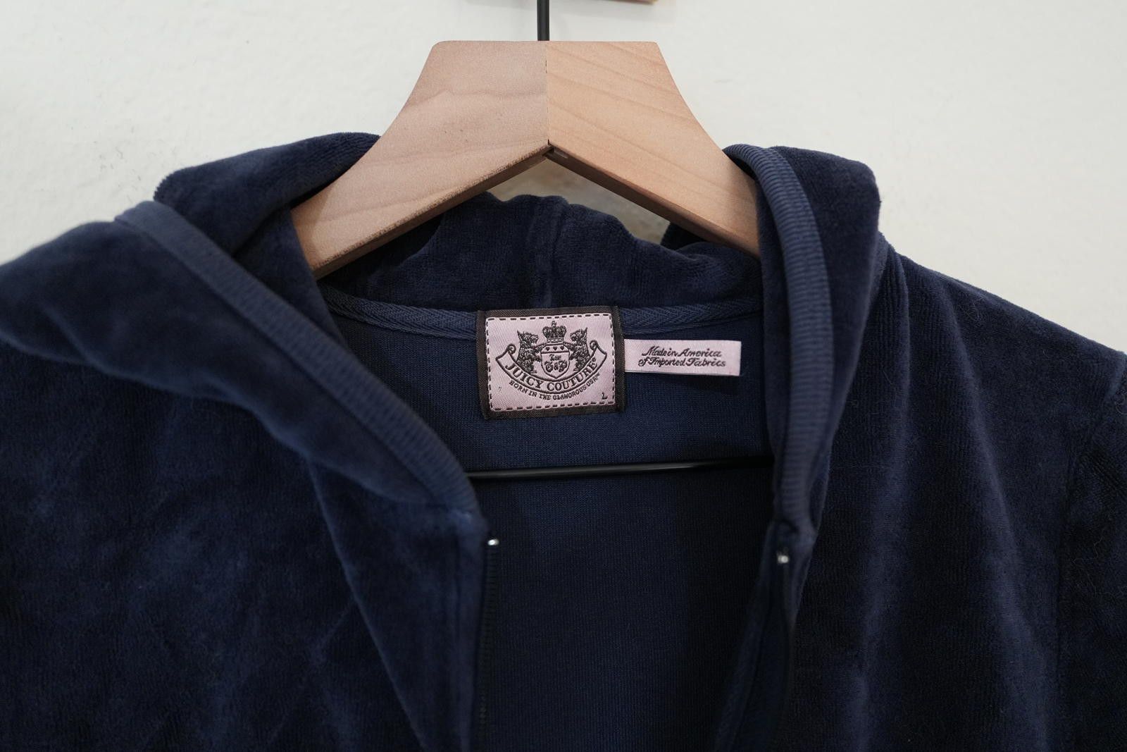 Juicy Couture Jeans Juicy Couture Track Set Women S Navy VTG Y2K Velour Wide Leg Size S / US 4 / IT 40 - 3 Thumbnail