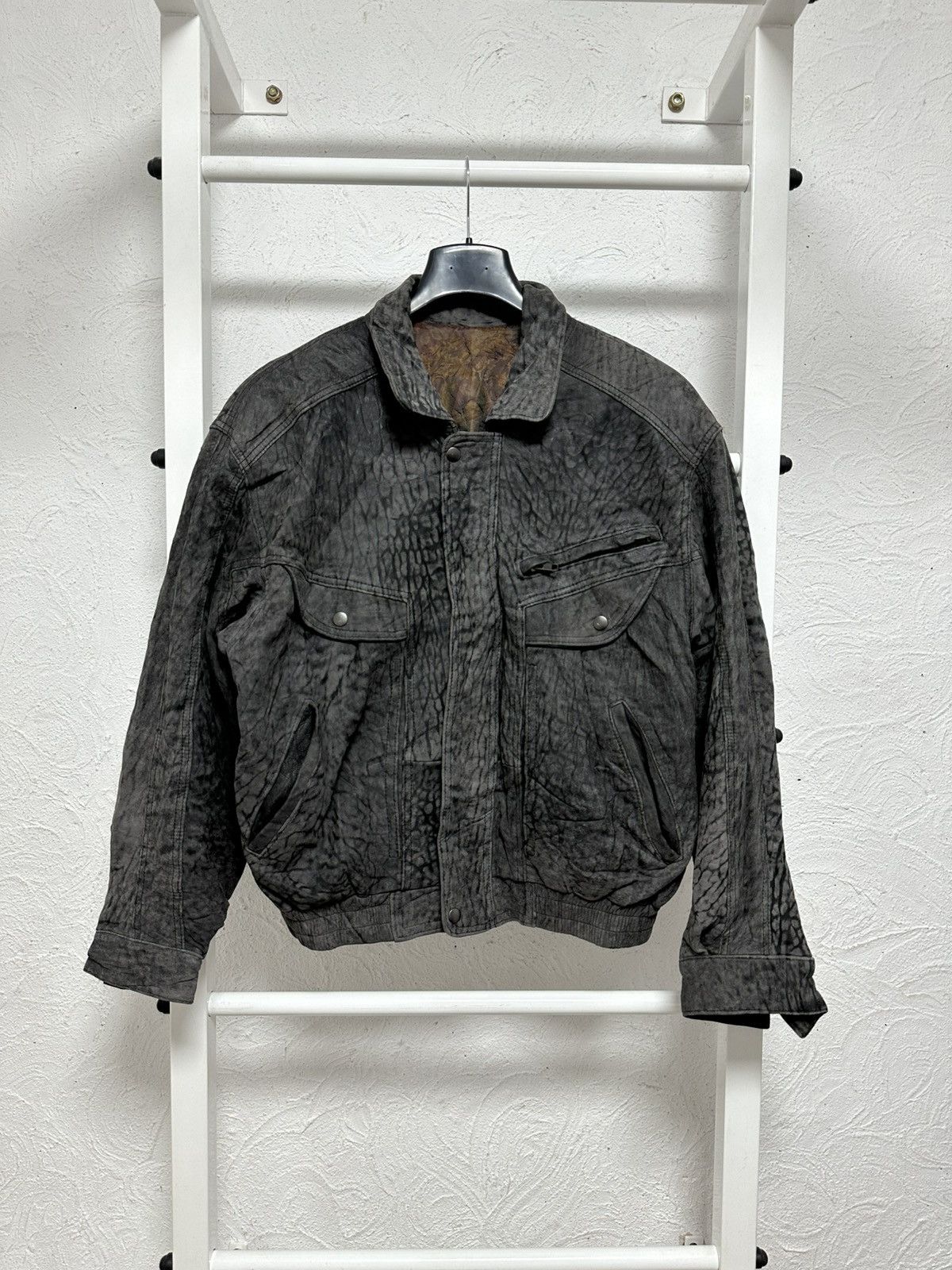Vintage Avant-Garde Leather Jacket Leopard Style L size Size US L / EU 52-54 / 3 - 1 Thumbnail