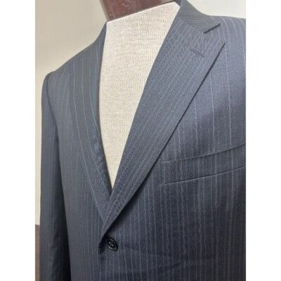 Ermenegildo Zegna Ermenegildo Zegna Pinstripe Blazer Wool Sport Coat 3-Button Size 40R - 3 Thumbnail