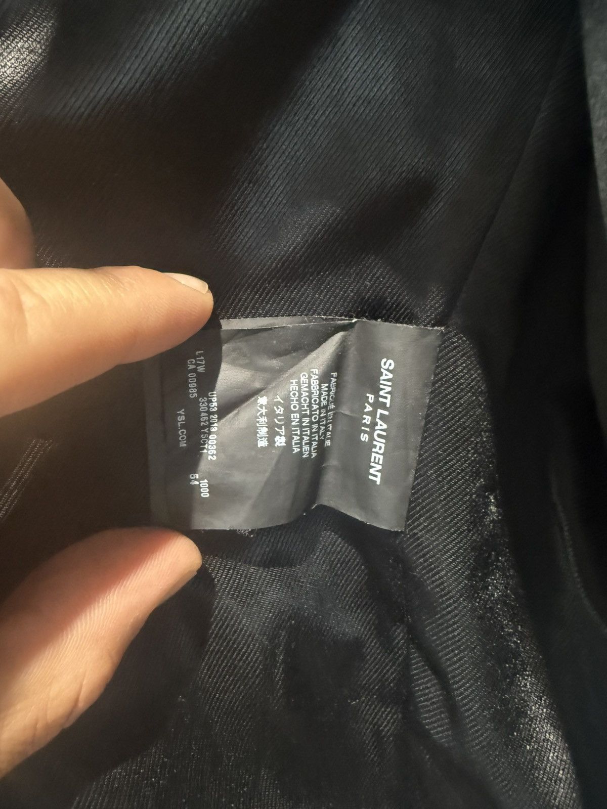 Saint Laurent Paris Saint laurent Size US L / EU 52-54 / 3 - 6 Thumbnail