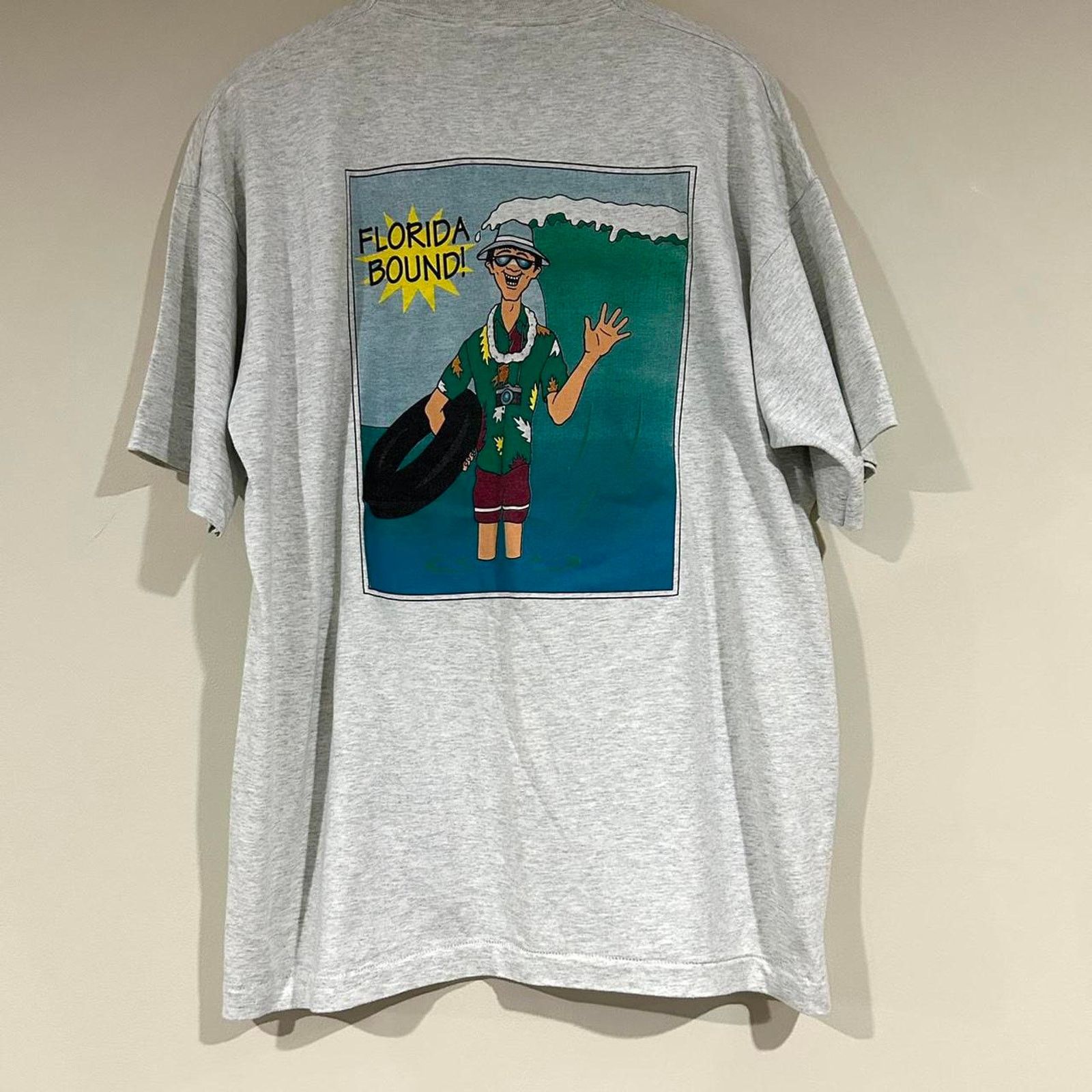 Fruit Of The Loom Vintage 1997 Crimson Pride Band Florida Bound Tee Shirt Size US XL / EU 56 / 4 - 1 Thumbnail