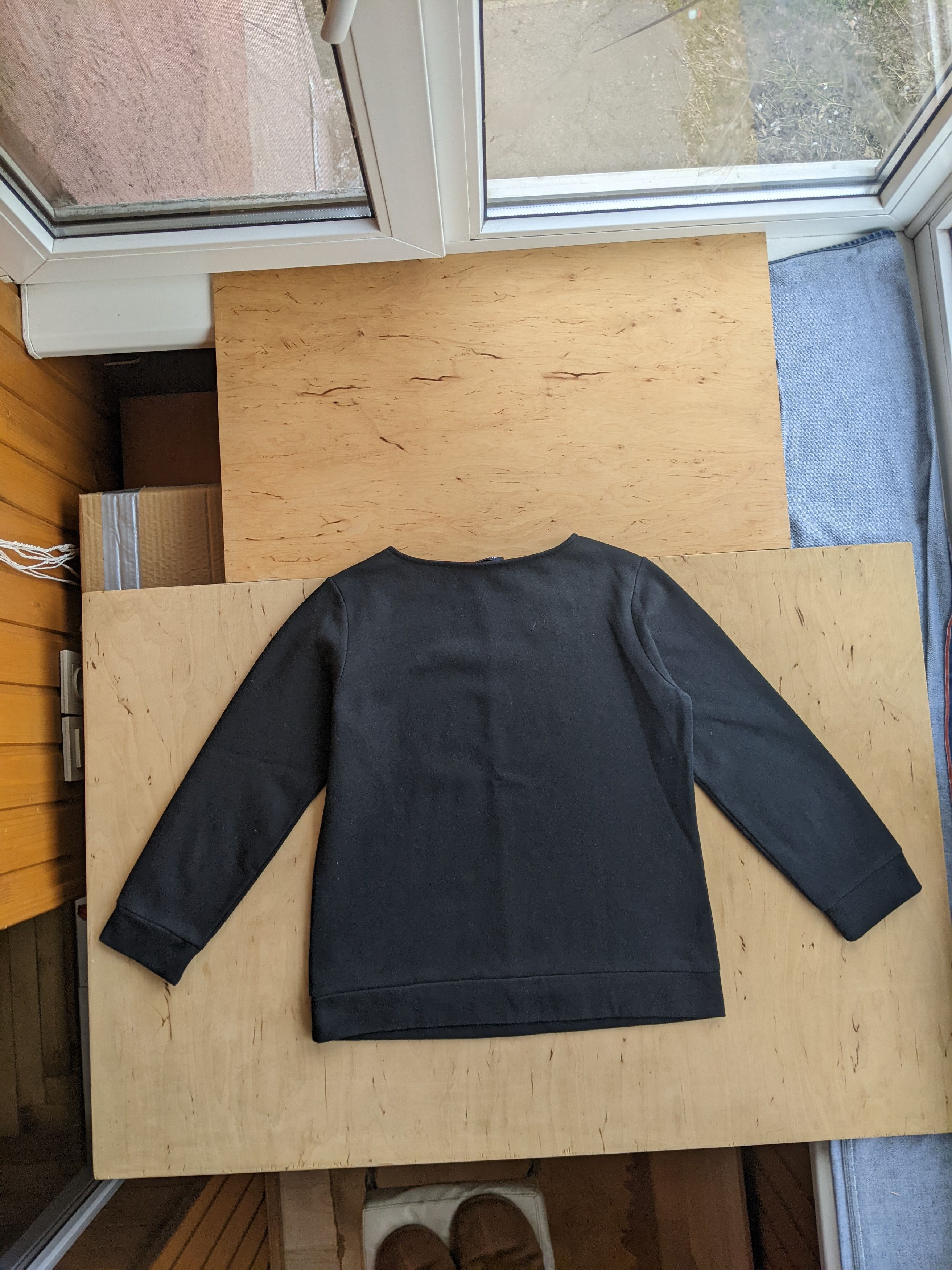 Armani Armani Jeans Black Womens Sweatshirt Vintage Longsleeve Size M / US 6-8 / IT 42-44 - 2 Thumbnail