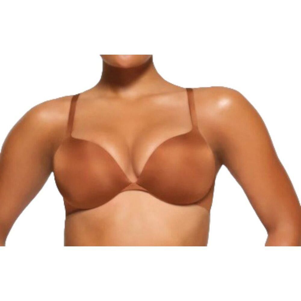 Designer SKB1704 Skims NWT Push up Plunge Bra Bronze 36D Size ONE SIZE - 2 Thumbnail