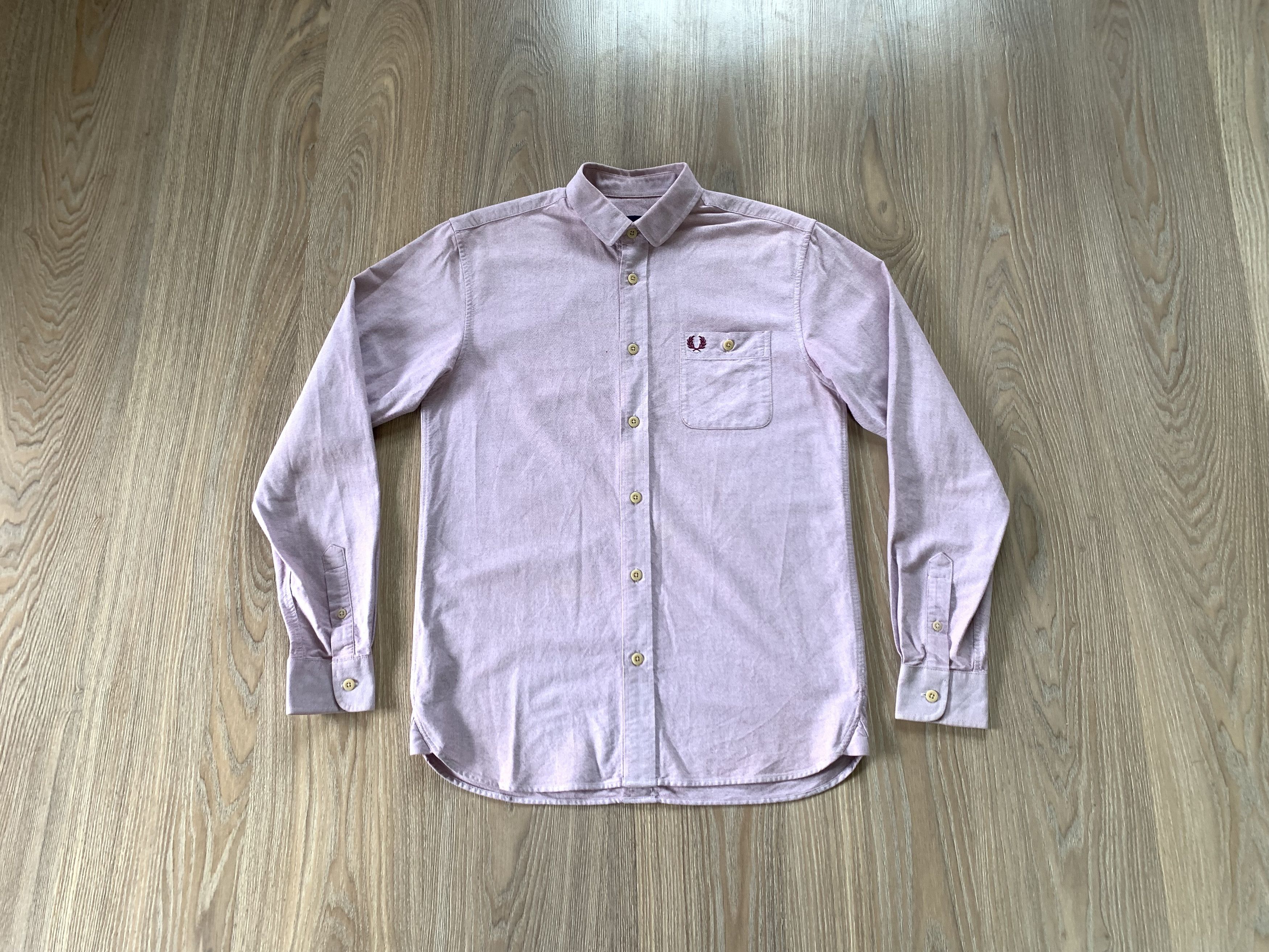 Designer × Fred Perry Fred Perry Cotton Longsleeve Shirt Size US S / EU 44-46 / 1 - 1 Thumbnail
