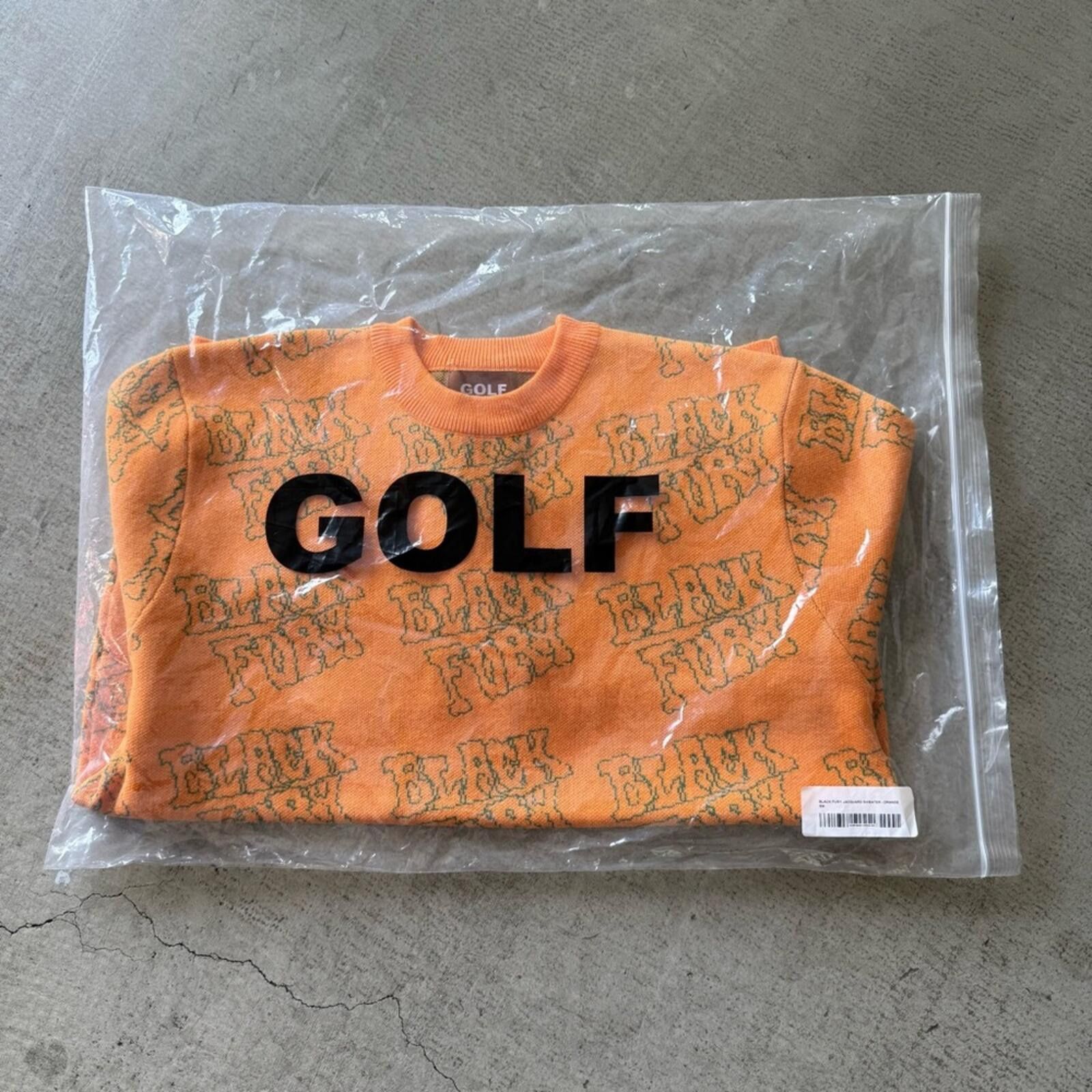 Golf Wang Golf Wang / Black Fury Jacquard Sweater / Orange Size US S / EU 44-46 / 1 - 8 Thumbnail