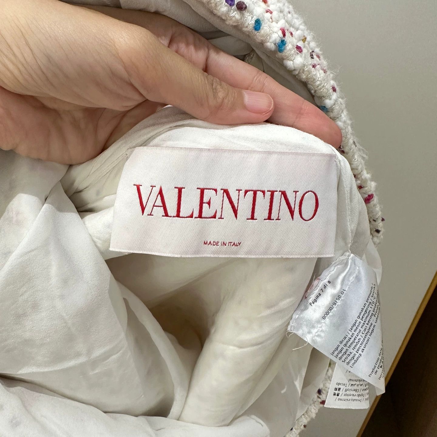 Valentino Valentino Women's May253 Polka Dot Wool Dress 38 Size XS / US 0-2 / IT 36-38 - 3 Thumbnail