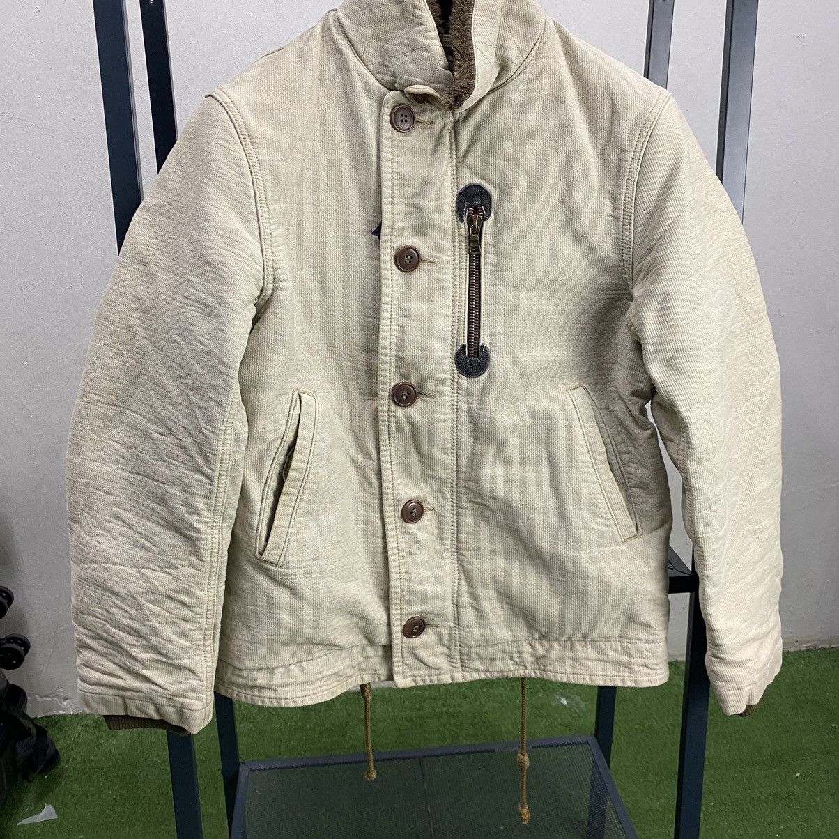 Blue Blue Japan × Japanese Brand × Vintage VINTAGE RARE‼️BLUE BLUE JACKET WITH FUR LINING Size US M / EU 48-50 / 2 - 5 Thumbnail