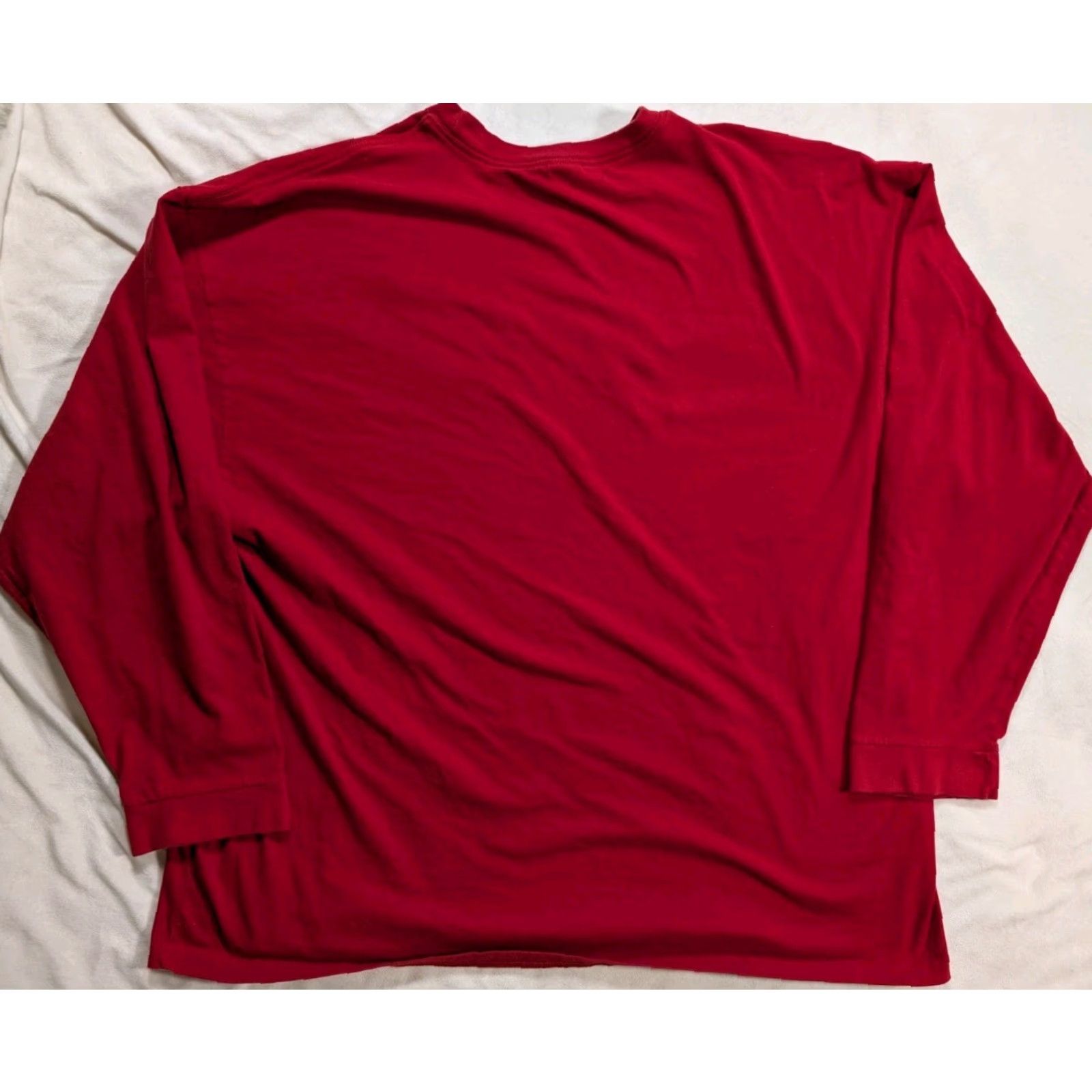 Spell VINTAGE Girbaud T-Shirt Mens 4XL Graffiti 90s Street Shirt Long Sleeve Red Cotton Knit Crew Neck NYC Hip Hop Paris United States Mens Size US XXL / EU 58 / 5 - 5 Thumbnail
