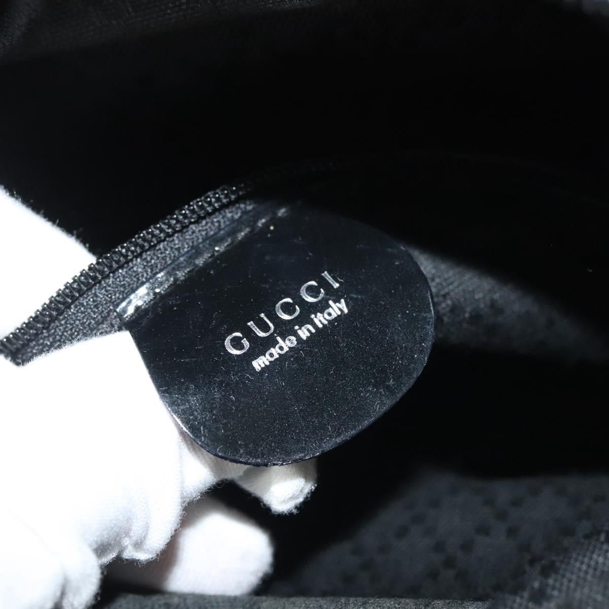 Gucci GUCCI Bamboo Hand Bag Nylon Black Silver 000 2265 000 2265 Size ONE SIZE - 17 Thumbnail