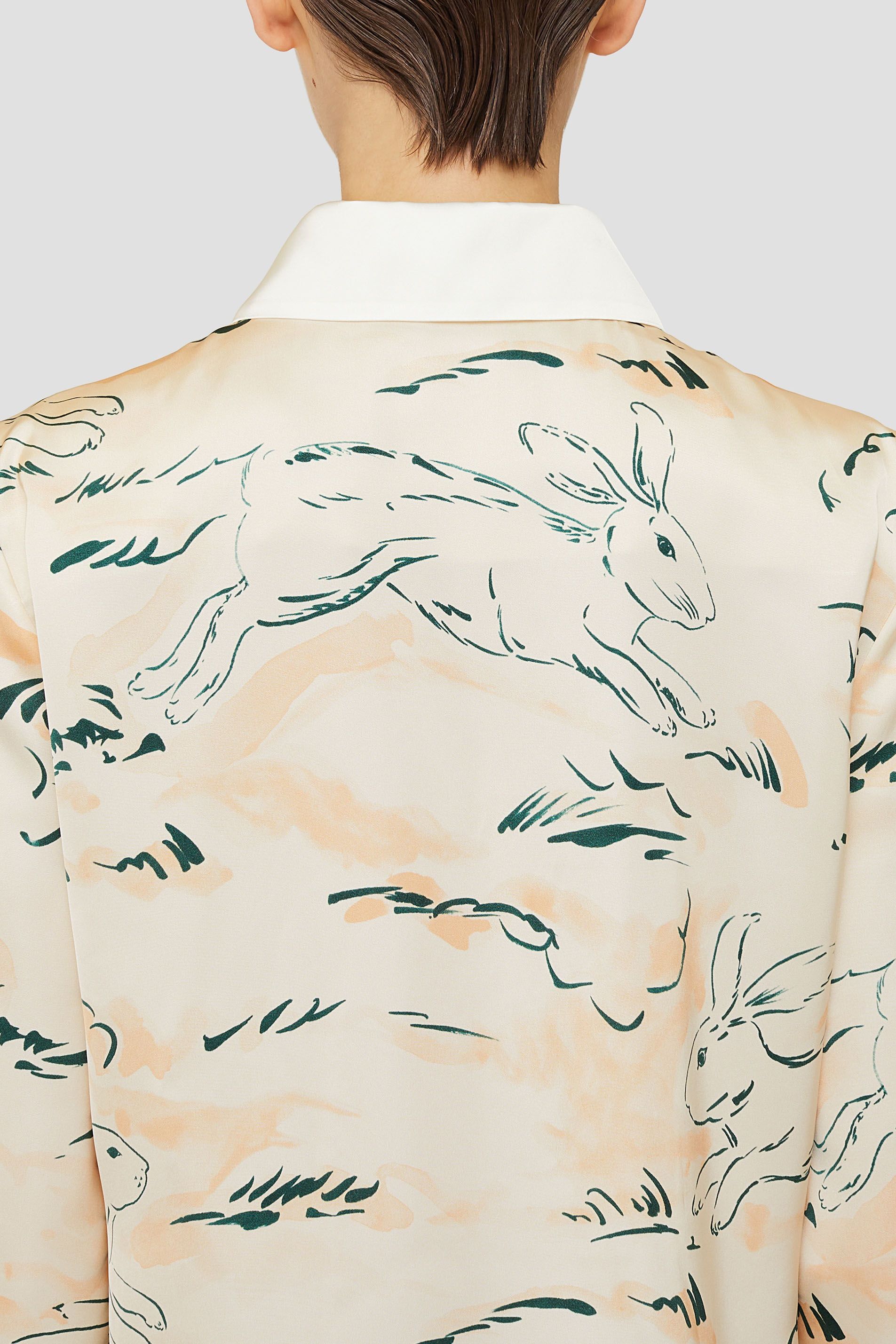Jil Sander o1y1025 Patterned Shirt in Multicolor Size S / US 4 / IT 40 - 3 Thumbnail