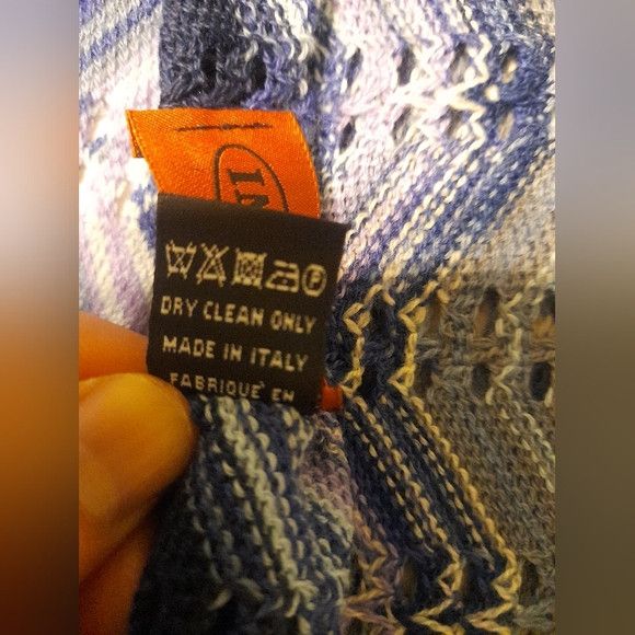 Missoni Missoni - Aztec Wave Zig Zag Long Fringe Scarf Size ONE SIZE - 6 Thumbnail