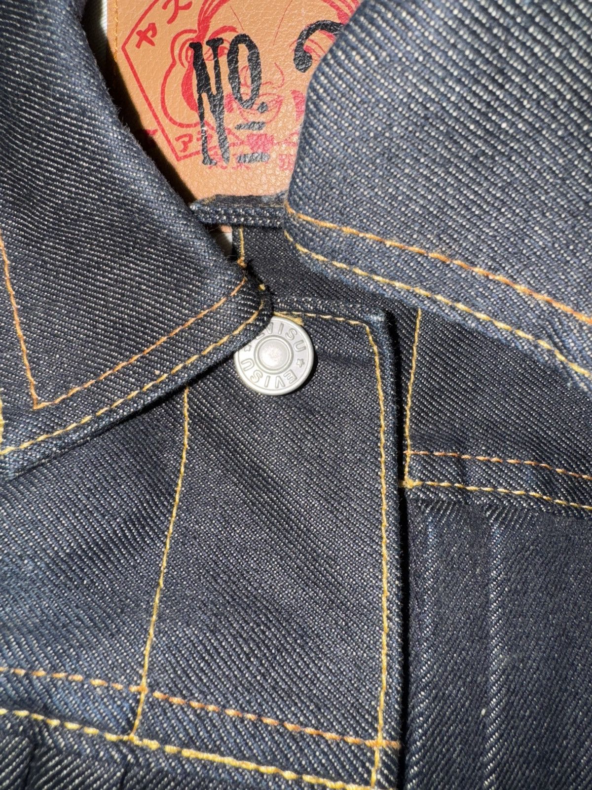 Evisu Evisu Gull Denim Jacket Size US XL / EU 56 / 4 - 11 Thumbnail
