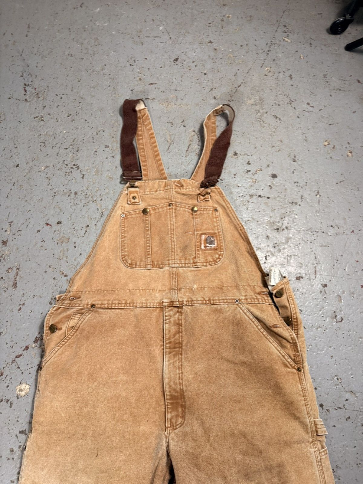 Carhartt Vintage Distressed Double Knee Carhartt Overalls Size US 40 / EU 56 - 2 Thumbnail