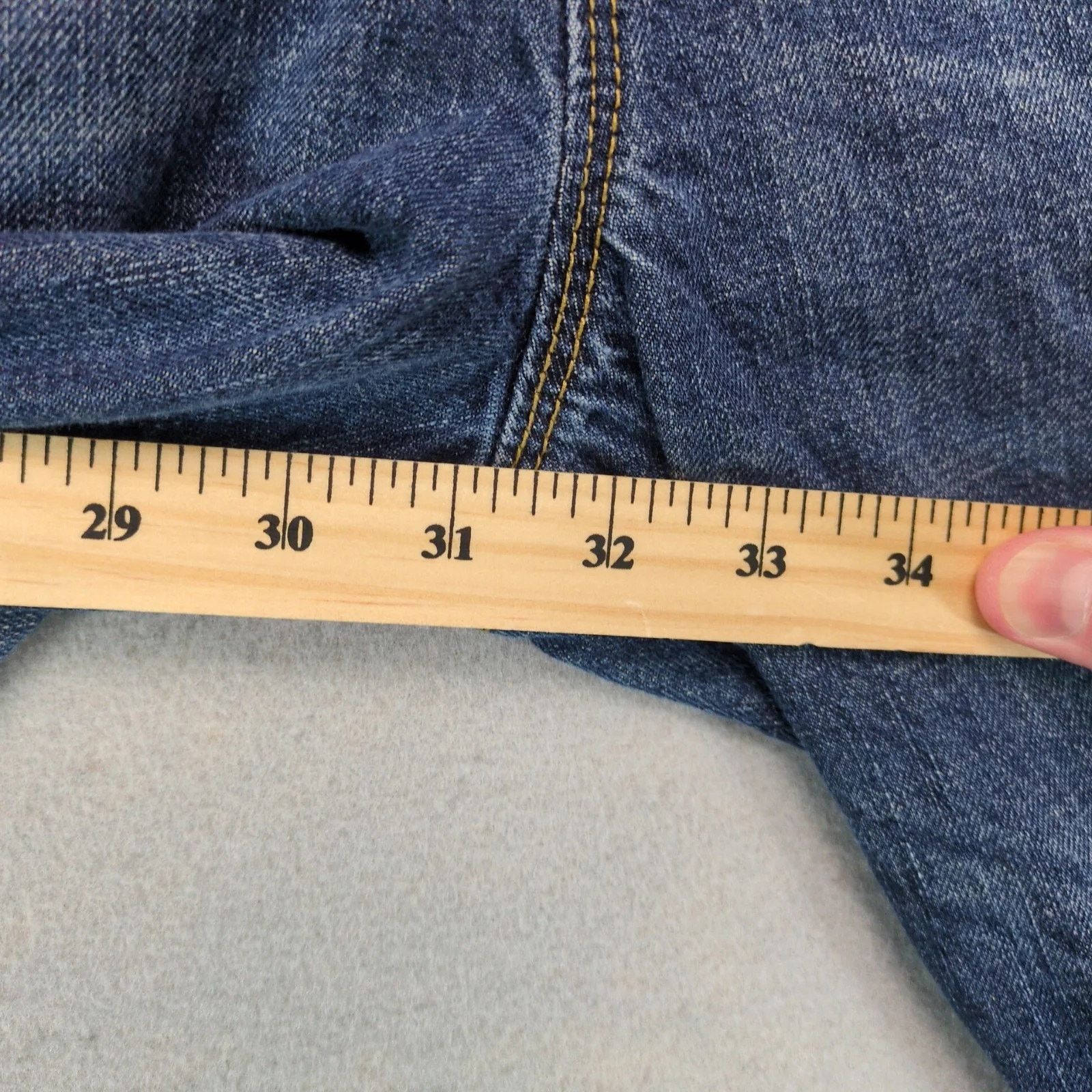 Gap GAP Premium Loose Jeans Men's 40x30 Straight Wide Leg Cotton Size US 40 / EU 56 - 7 Thumbnail
