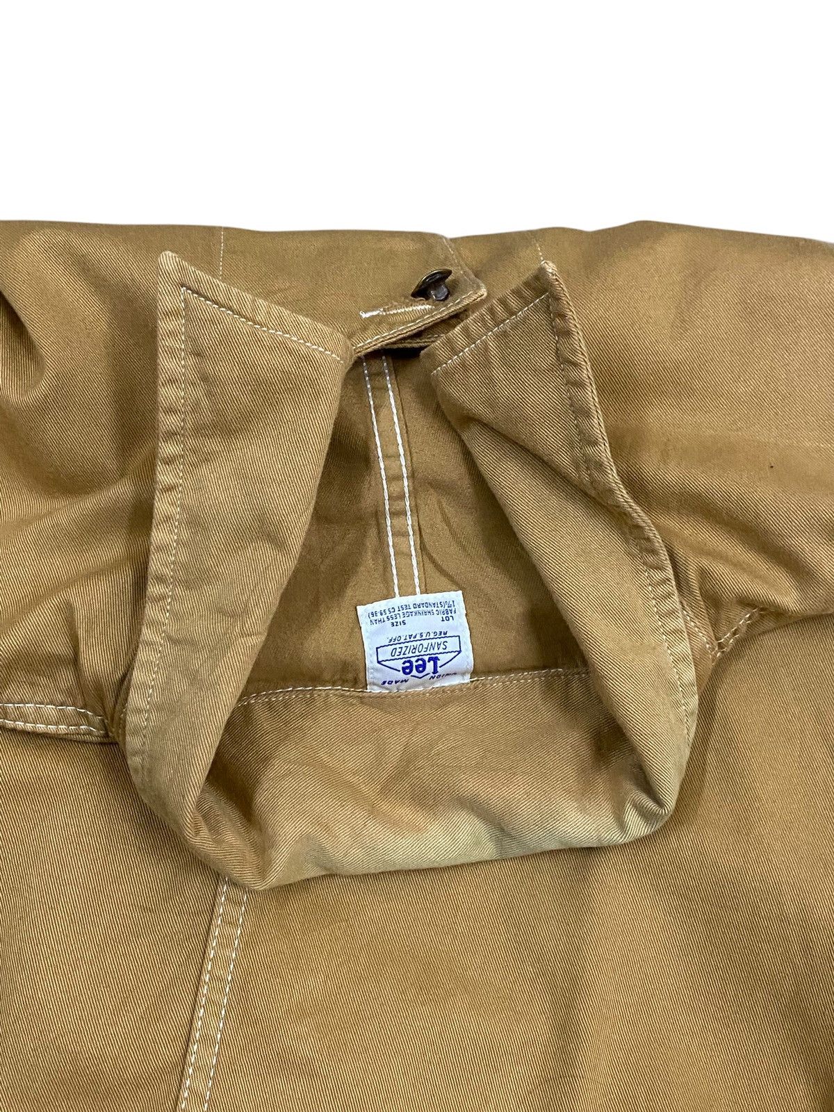 Lee Vintage Lee Sanforized Chore Jacket - Brown Workwear Shirt Size US L / EU 52-54 / 3 - 8 Thumbnail