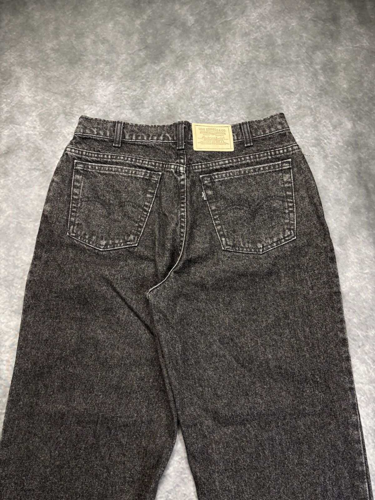 Levi's × Vintage 1980s Levi’s Jeans 80s Vintage Acid Wash Stone Black Tab Size US 31 - 12 Thumbnail